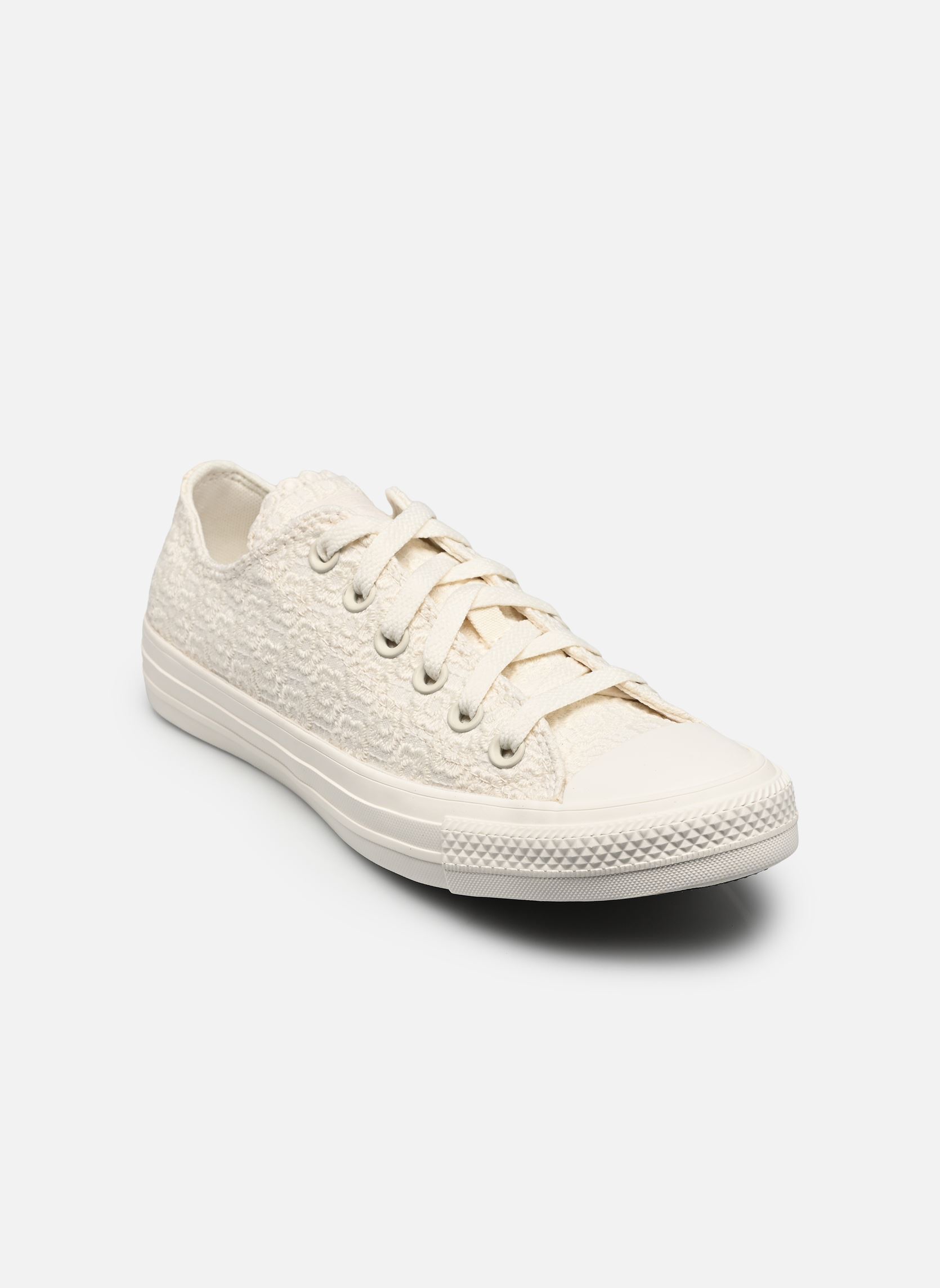 Baskets basses Converse Chuck Taylor All Star Crochet F femme beige Converse Baskets basses Converse Chuck Taylor All Star Crochet F femme beige EGRET/VINTAGE WHITE/EGRET