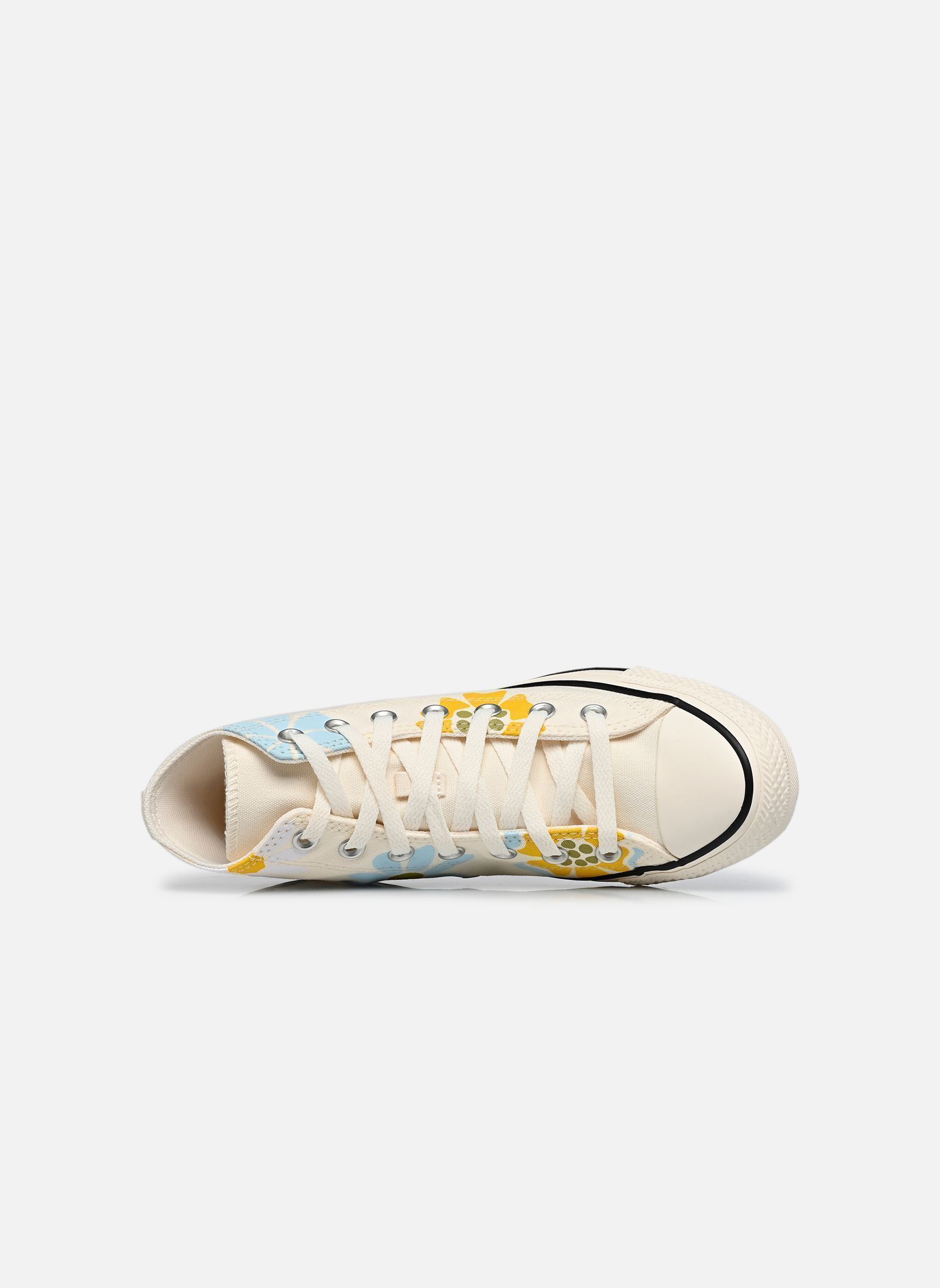 Leinen-Sneaker Chuck Taylor All Star Retro Florals Hi damen beige Converse Leinen-Sneaker Chuck Taylor All Star Retro Florals Hi damen beige EGRET/IN THE WEEDS/CLEAR SKIES
