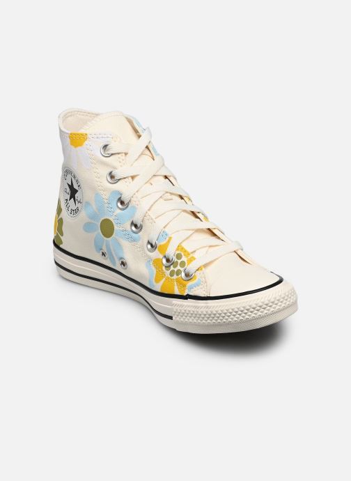 Converse Baskets toile Chuck Taylor All Star Retro Florals Hi femme beige