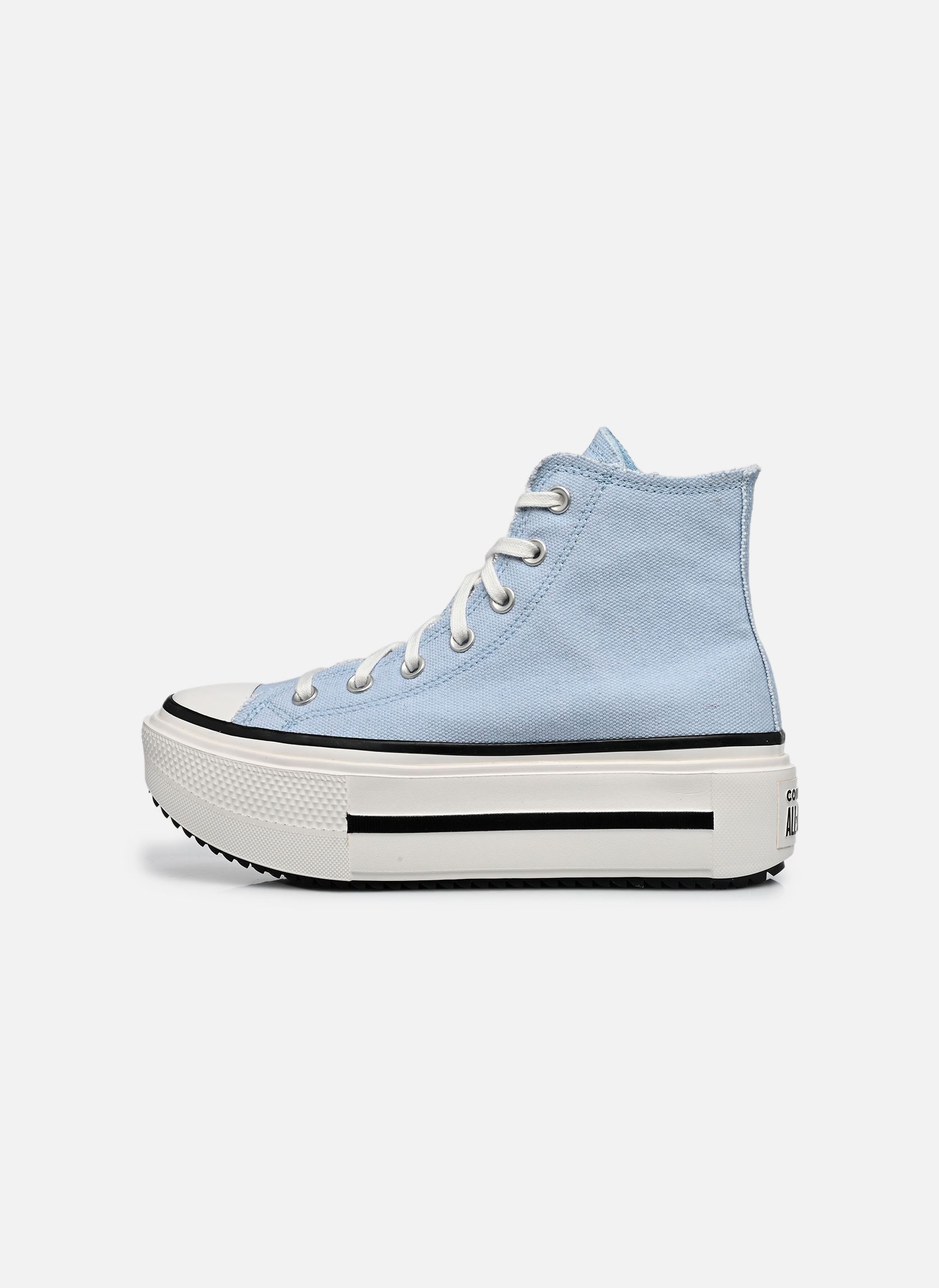Hoge sneakers Chuck Taylor All Star Lift Double Stack dames blauw Converse Hoge sneakers Chuck Taylor All Star Lift Double Stack dames blauw CLEAR SKIES