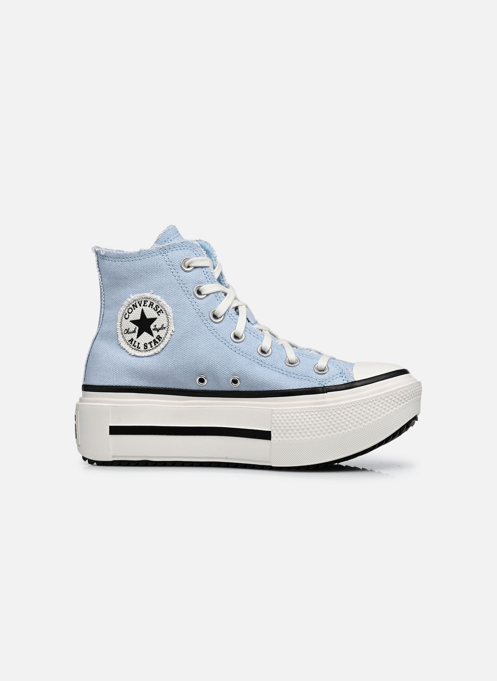 Hoge sneakers Chuck Taylor All Star Lift Double Stack dames blauw Converse Hoge sneakers Chuck Taylor All Star Lift Double Stack dames blauw CLEAR SKIES