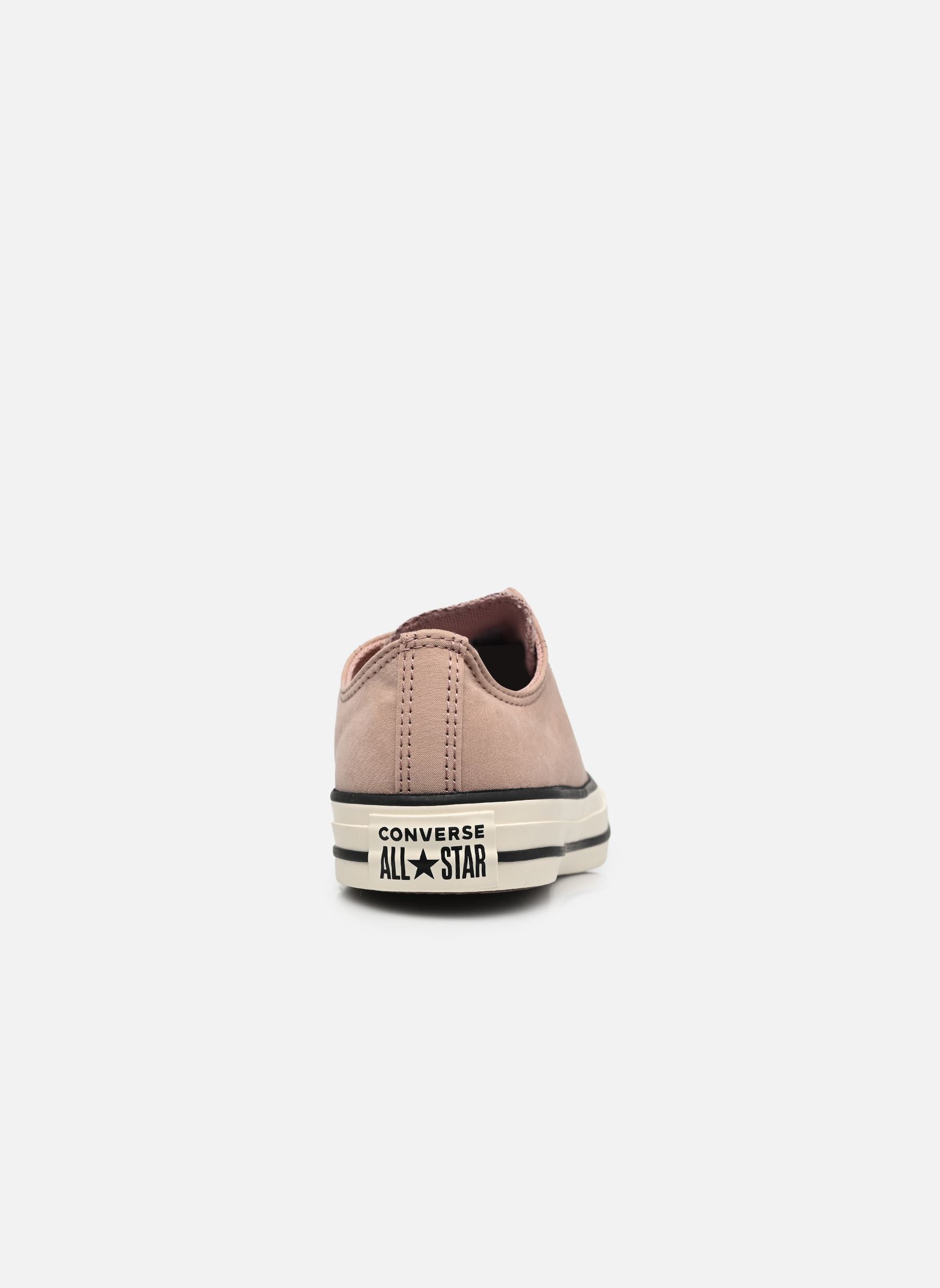 Niedrige Sneaker Chuck Taylor All Star Peached Canvas Ox damen braun Converse Niedrige Sneaker Chuck Taylor All Star Peached Canvas Ox damen braun DRIED EARTH/EGRET/BLACK