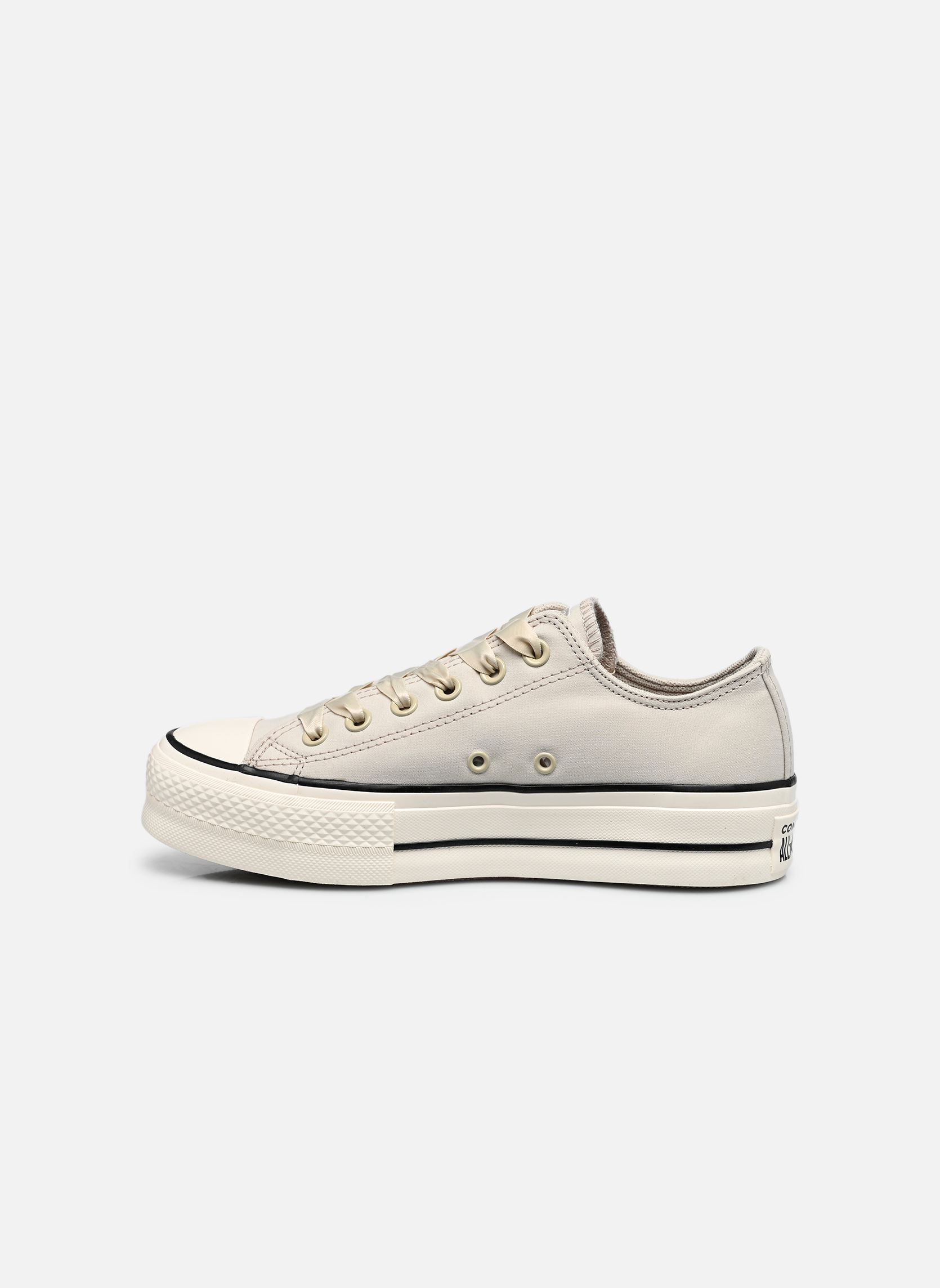 Niedrige Sneaker Chuck Taylor All Star Lift Platform Peac damen beige Converse Niedrige Sneaker Chuck Taylor All Star Lift Platform Peac damen beige SAGE SMOKE/EGRET/BLACK