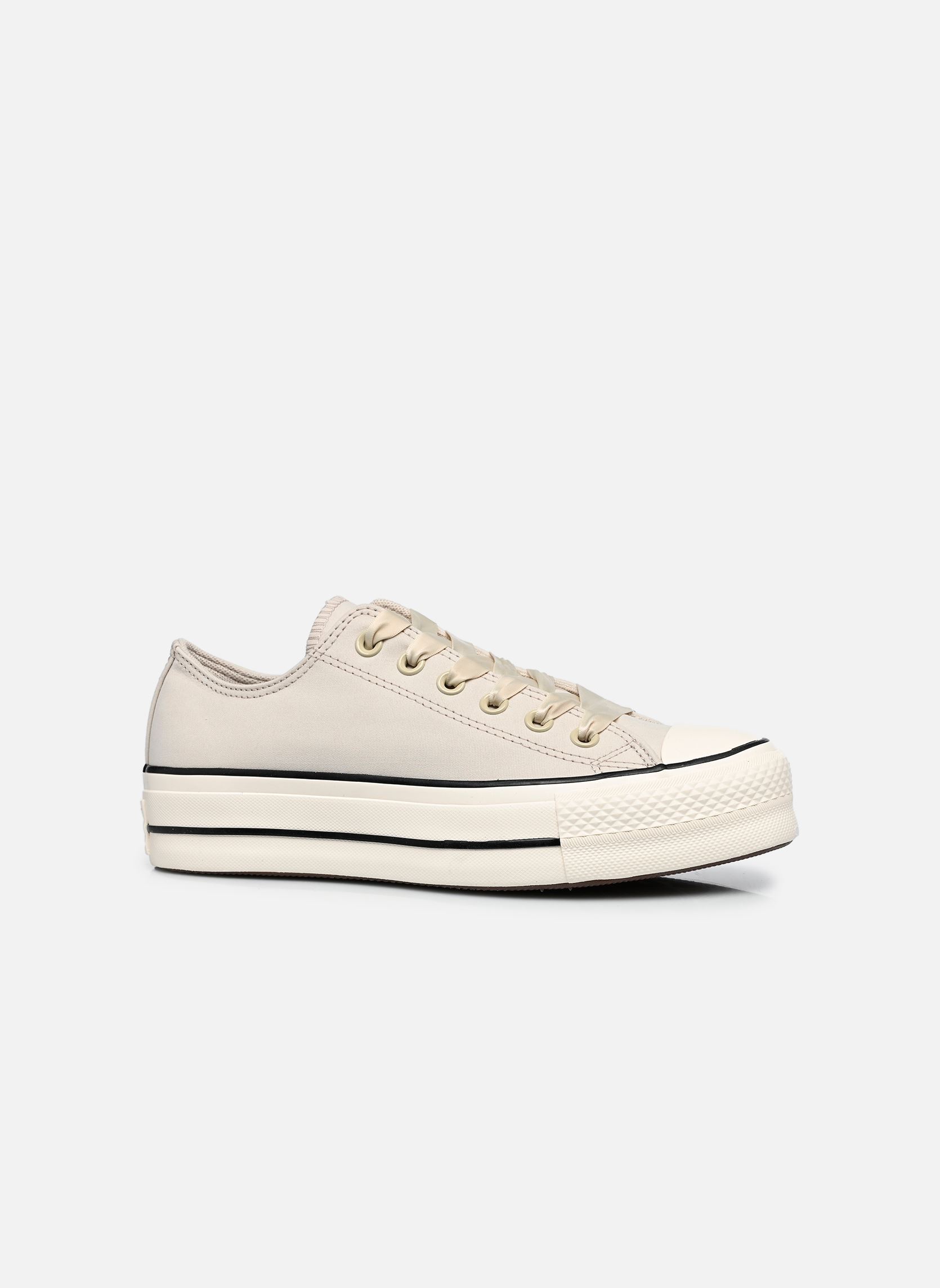 Niedrige Sneaker Chuck Taylor All Star Lift Platform Peac damen beige Converse Niedrige Sneaker Chuck Taylor All Star Lift Platform Peac damen beige SAGE SMOKE/EGRET/BLACK