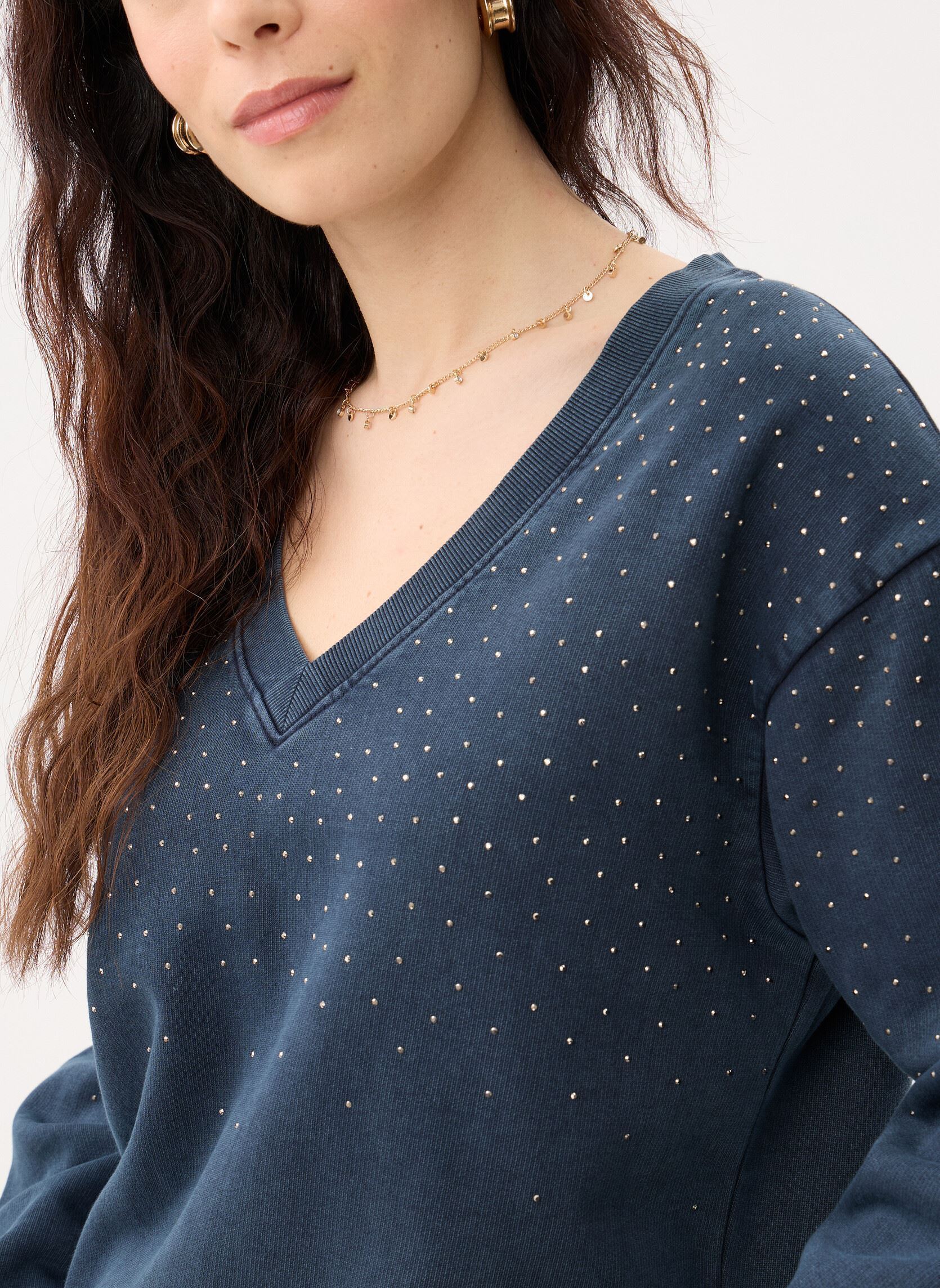 Sweater B315075 dames blauw IKKS Women Sweater B315075 dames blauw 49-MARINE FONCÉ