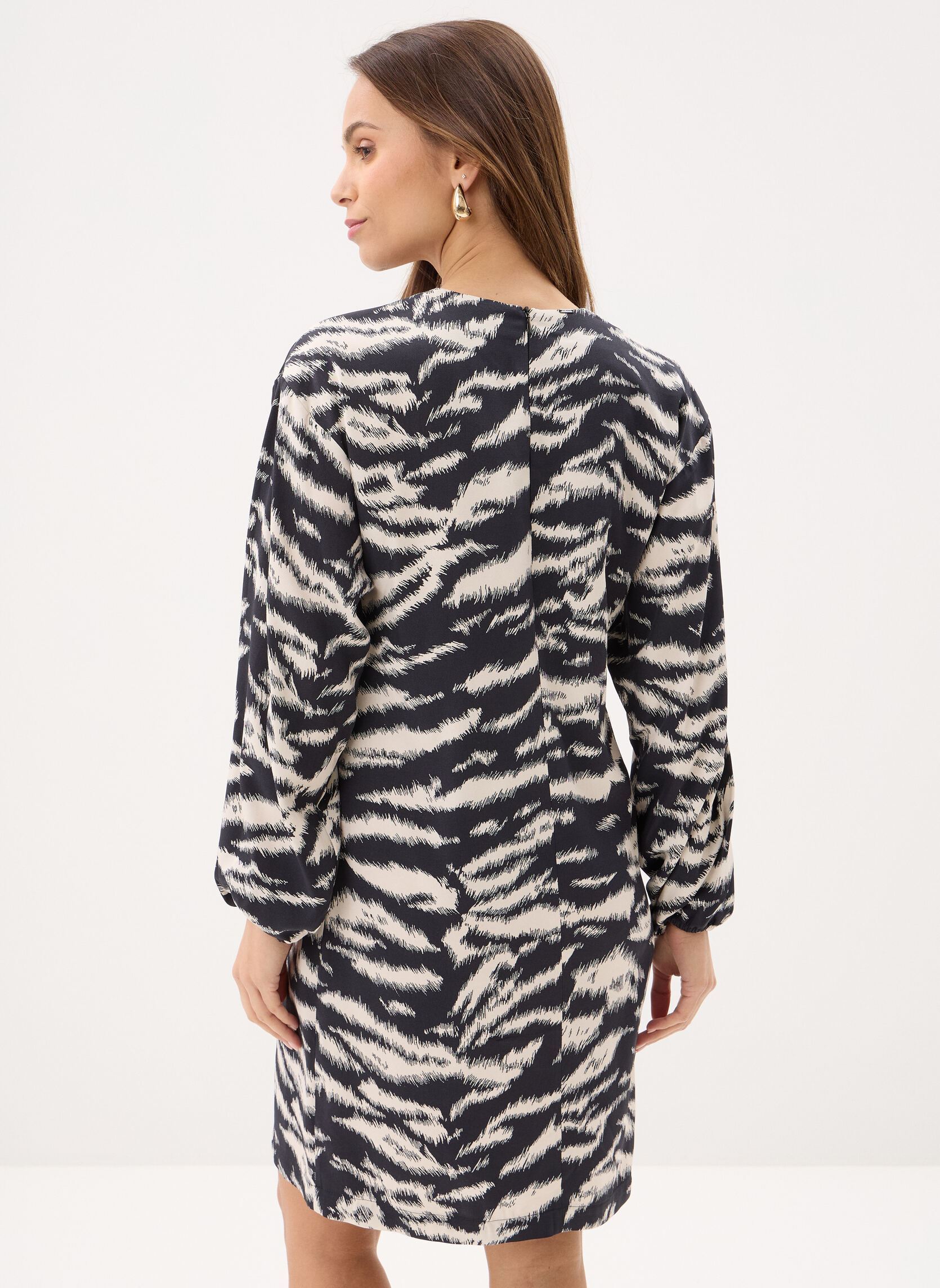 Jurken B330085 dames zwart IKKS Women Jurken B330085 dames zwart 02-NOIR