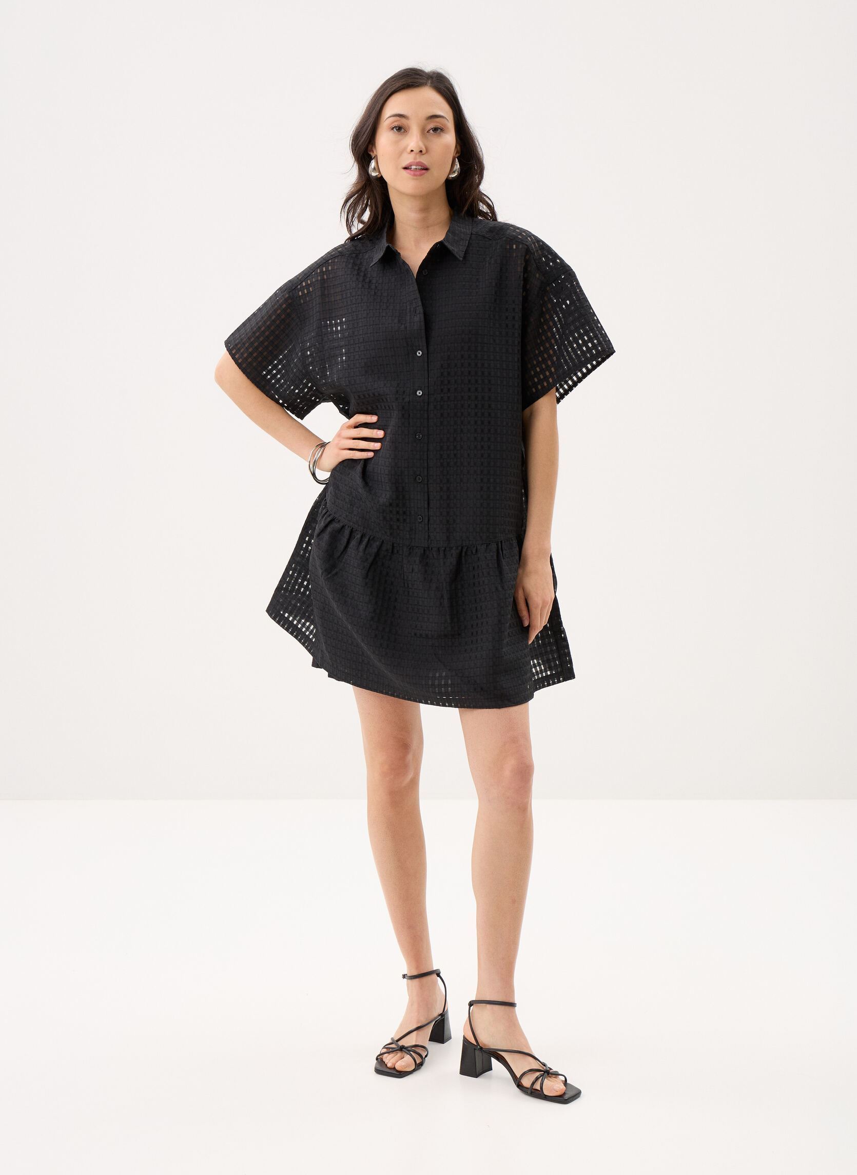 Robes B330365 femme noir IKKS Women Robes B330365 femme noir 02-NOIR