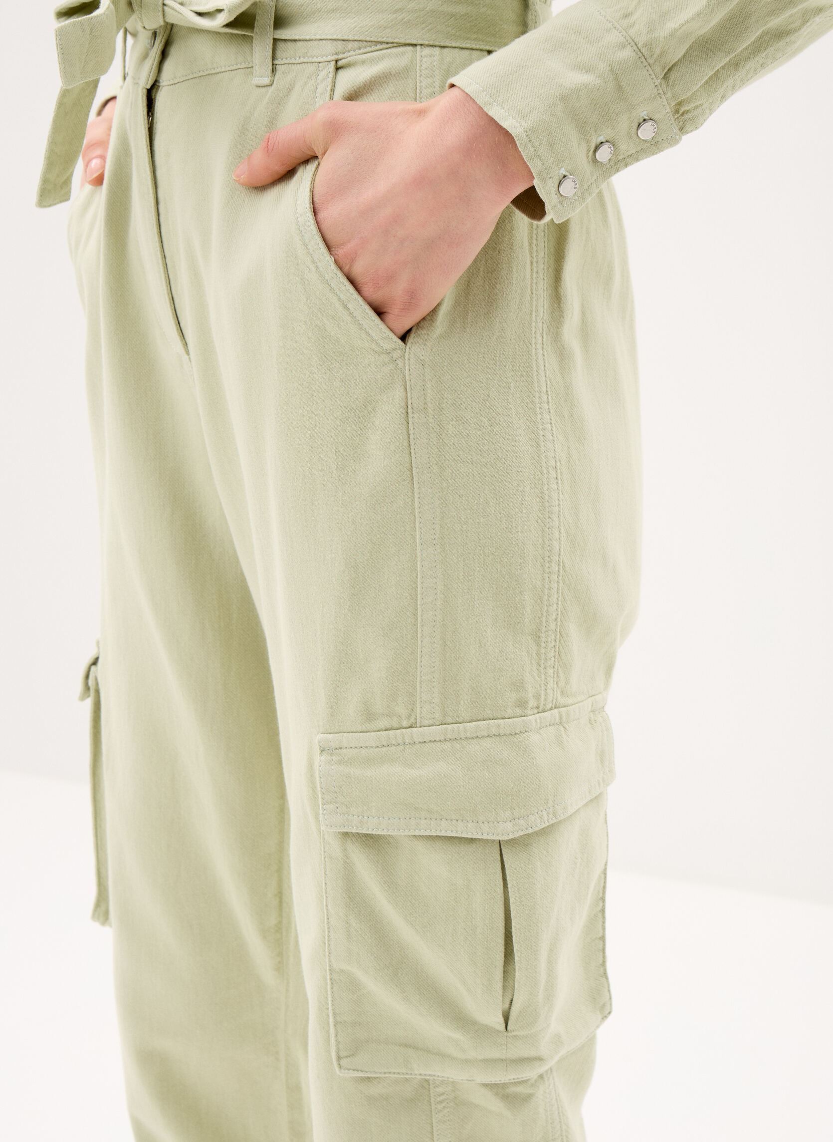 Jumpsuits / Overalls B332015 damen grün IKKS Women Jumpsuits / Overalls B332015 damen grün 05-AMANDE