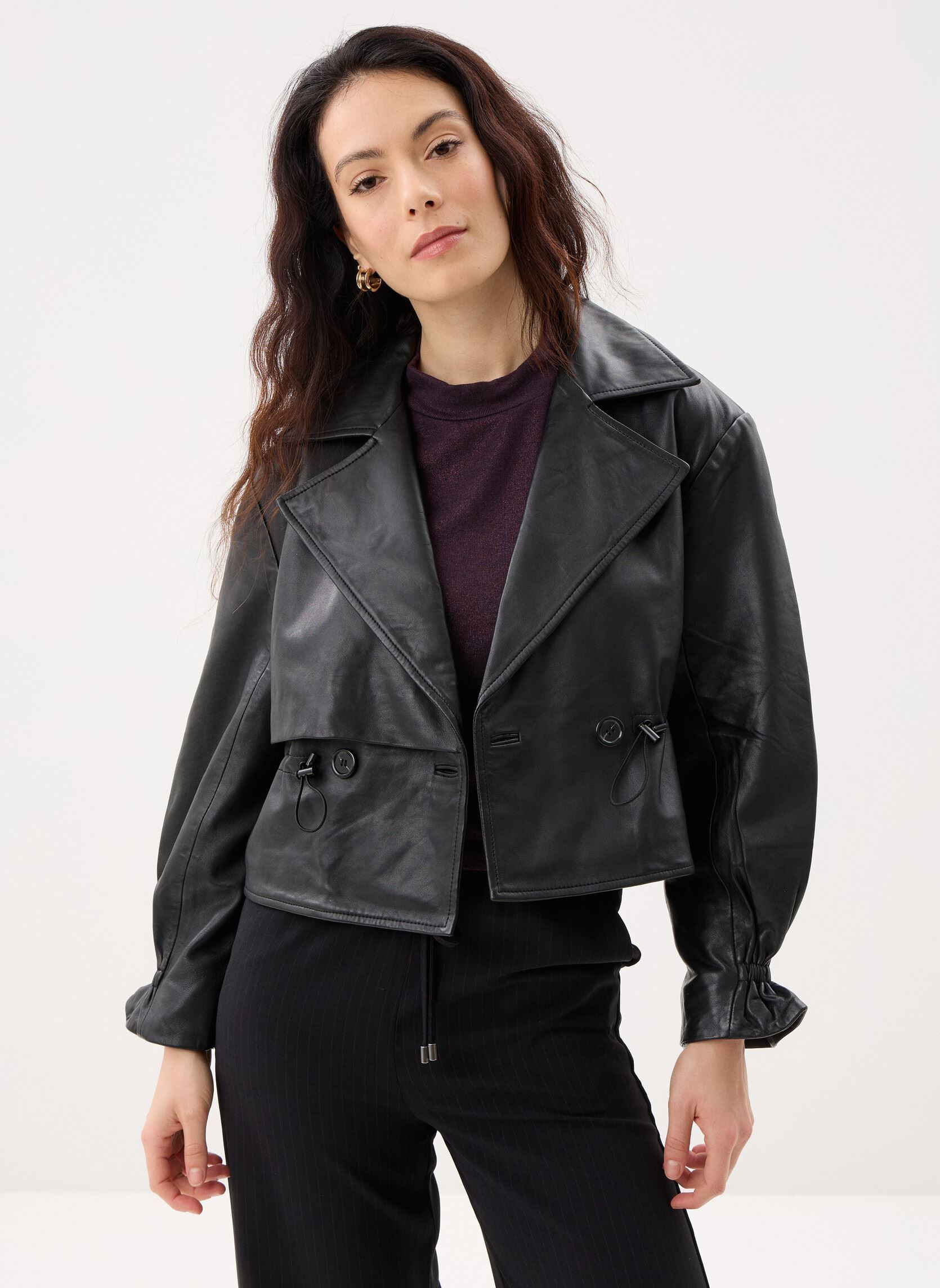 Vestes B348065 femme noir IKKS Women Vestes B348065 femme noir 02-NOIR