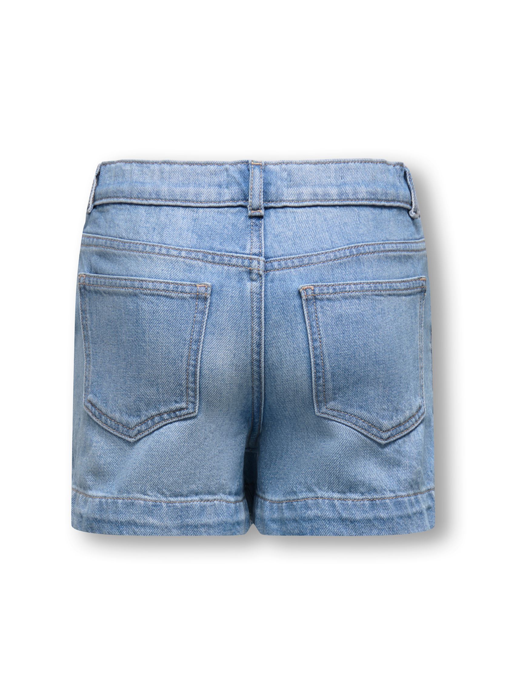 Shorts Kogcomet Mid Wide Shorts Dnm Lb Noos fille bleu Kids Only Shorts Kogcomet Mid Wide Shorts Dnm Lb Noos fille bleu Light Blue Denim