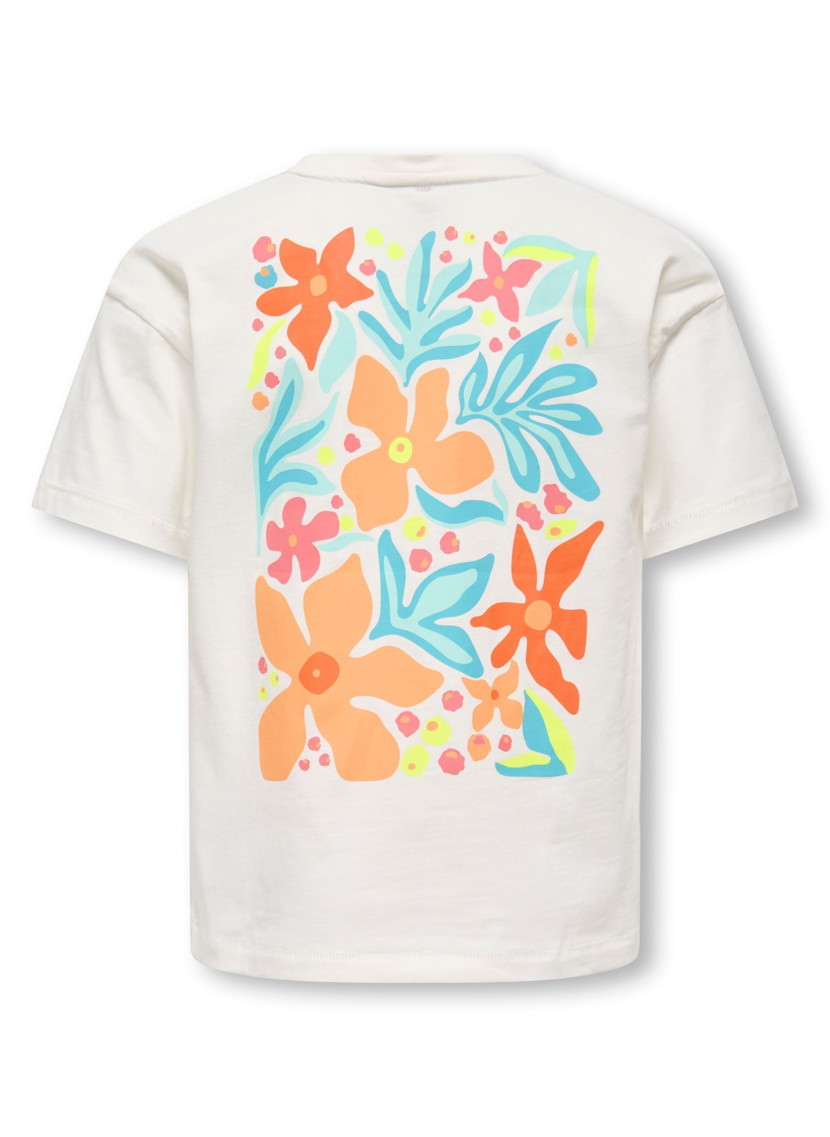 T-Shirts Koghelena Life S/S Rlx Tee Fr Jrs mädchen weiß Kids Only T-Shirts Koghelena Life S/S Rlx Tee Fr Jrs mädchen weiß CLOUD DANCER