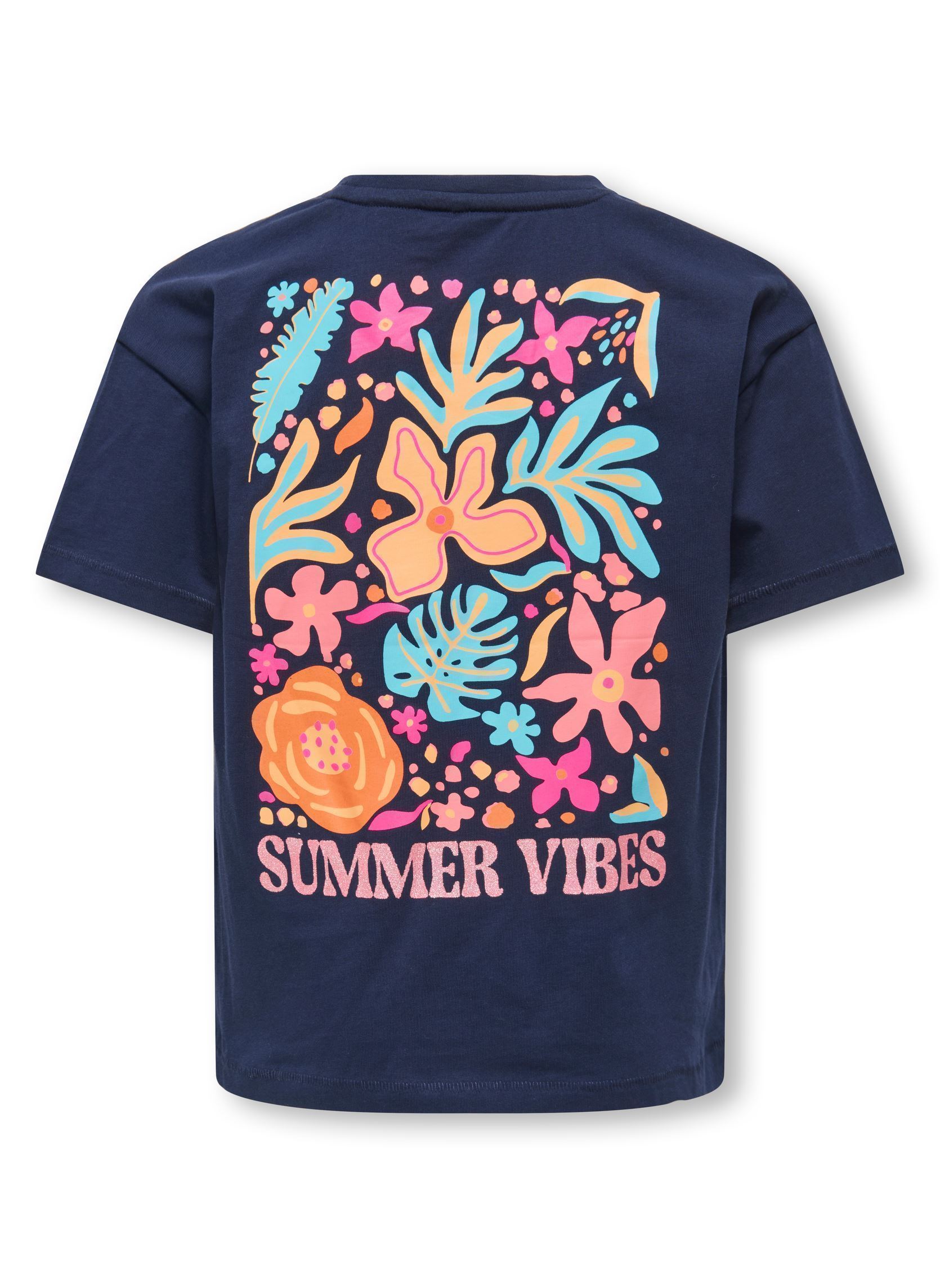T-Shirts Koghelena Life S/S Rlx Tee Fr Jrs mädchen blau Kids Only T-Shirts Koghelena Life S/S Rlx Tee Fr Jrs mädchen blau NAVY BLAZER