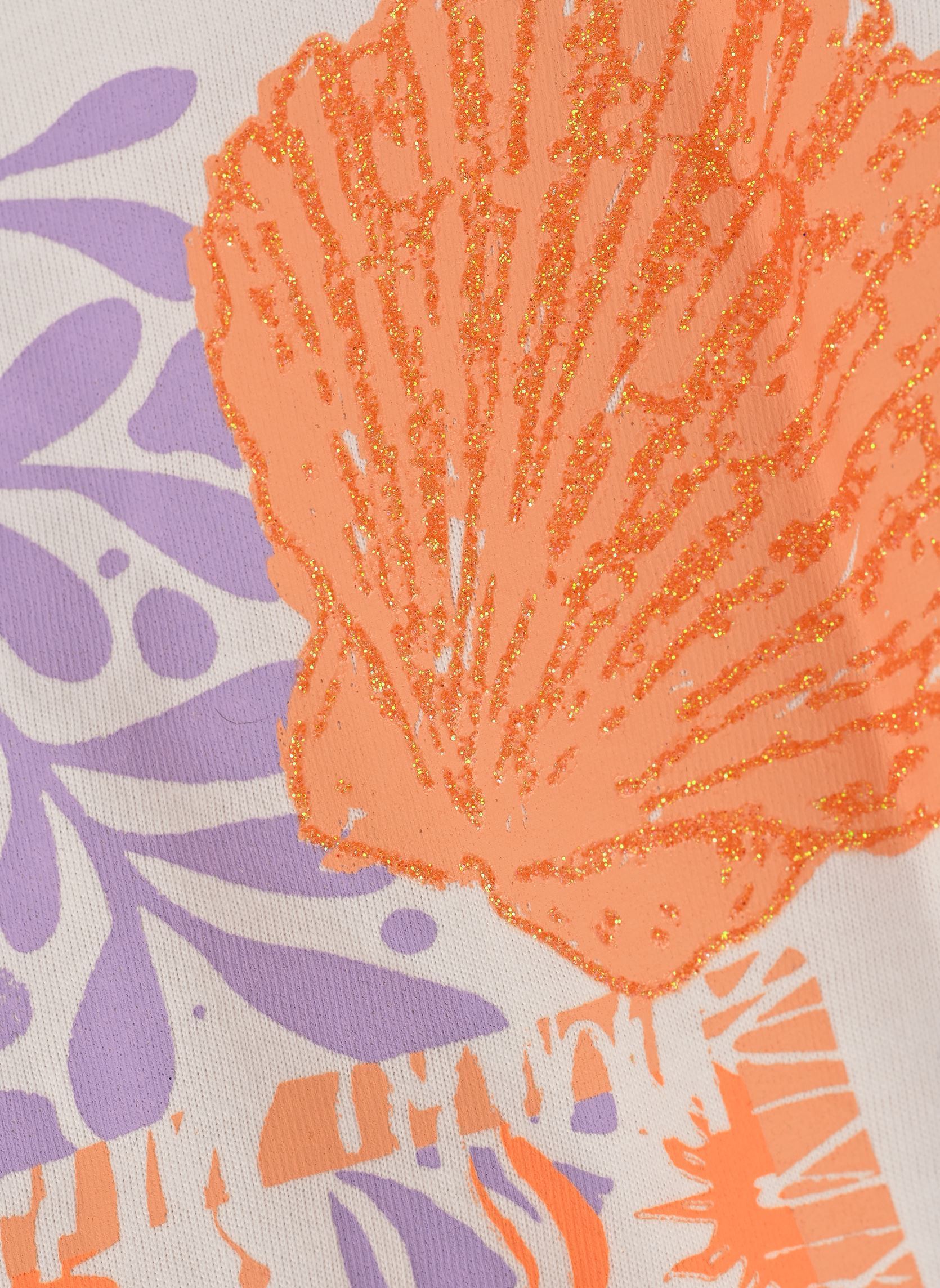 Tee-shirts Koganna Waves Life Ss Tee Fr Jrs fille blanc Kids Only Tee-shirts Koganna Waves Life Ss Tee Fr Jrs fille blanc CLOUD DANCER PRINT:PALM BEACH