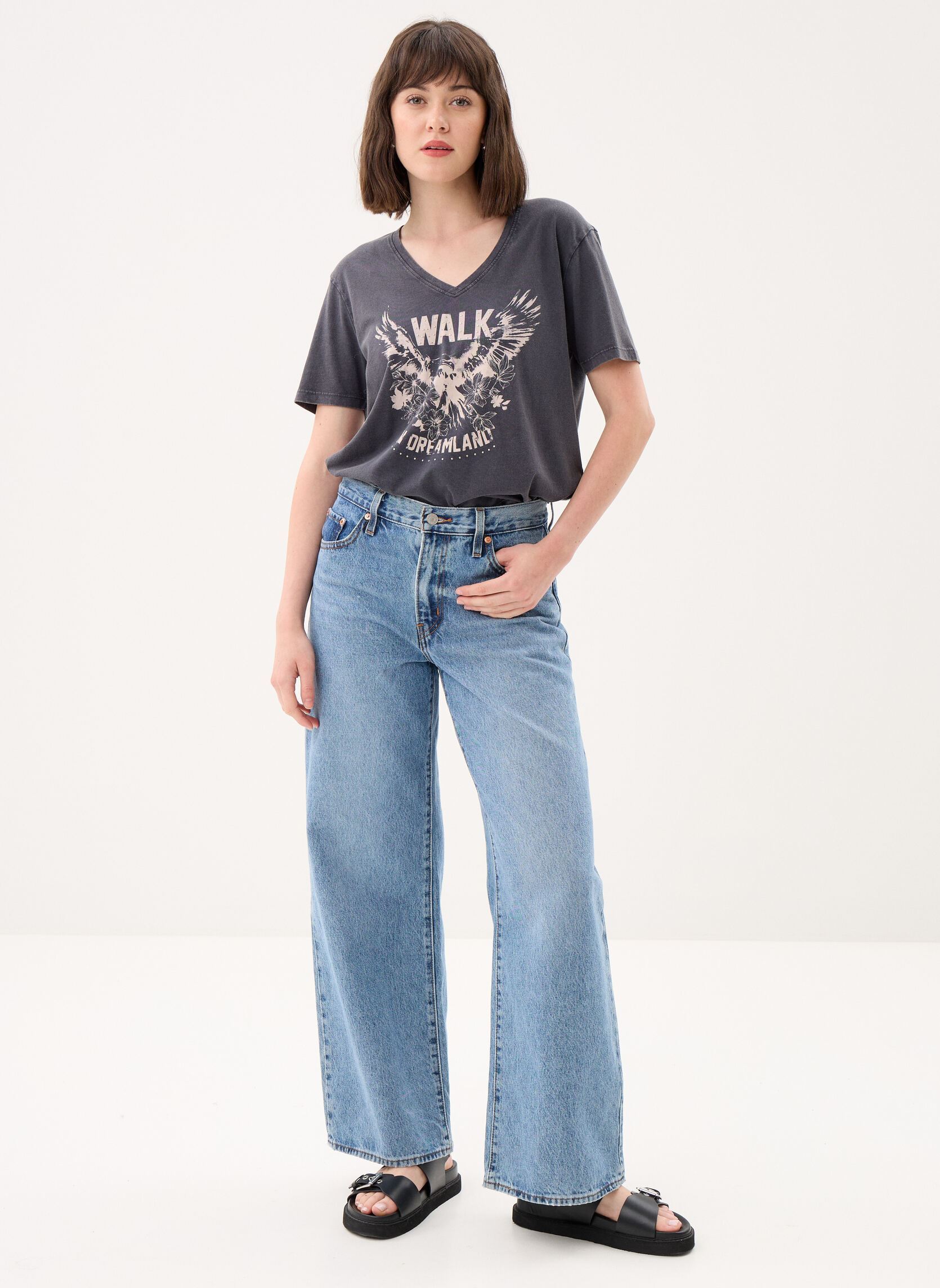 T-Shirts B310155 damen schwarz IKKS Women T-Shirts B310155 damen schwarz 02-NOIR