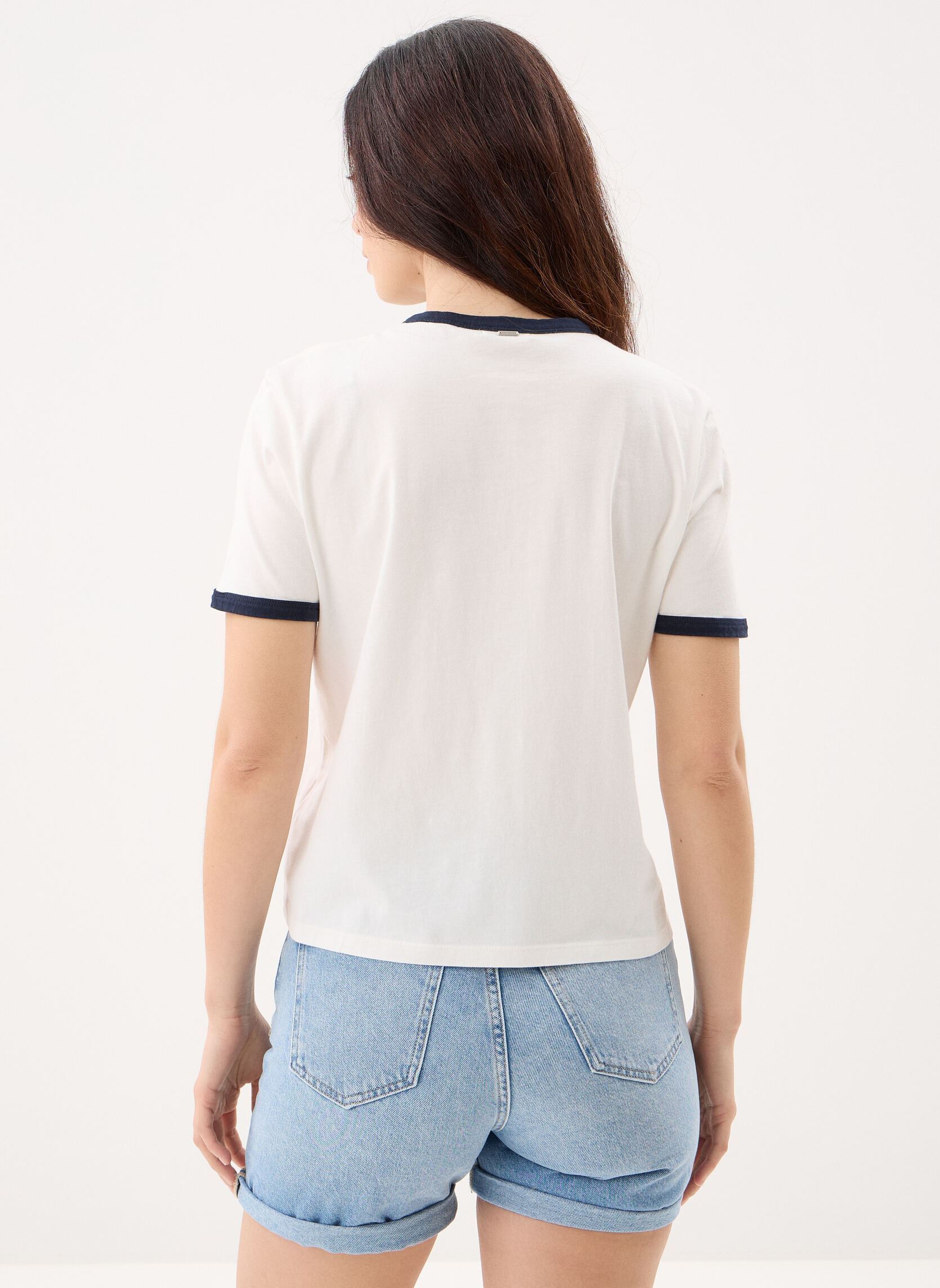 T-shirts B310575 dames wit IKKS Women T-shirts B310575 dames wit 19-OFF-WHITE