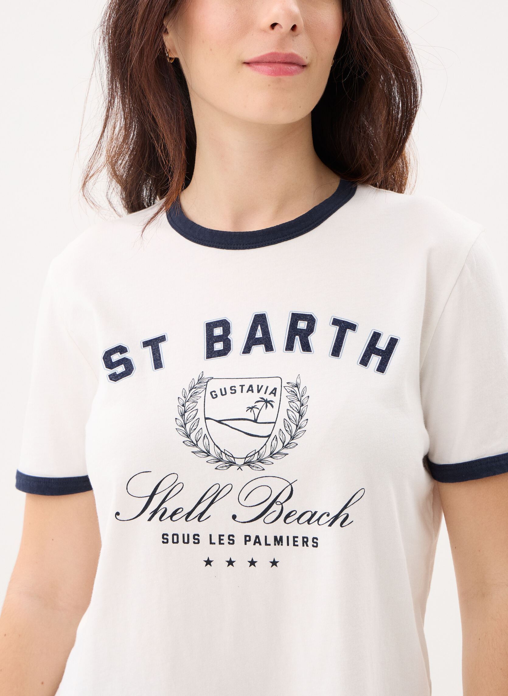 T-shirts B310575 dames wit IKKS Women T-shirts B310575 dames wit 19-OFF-WHITE