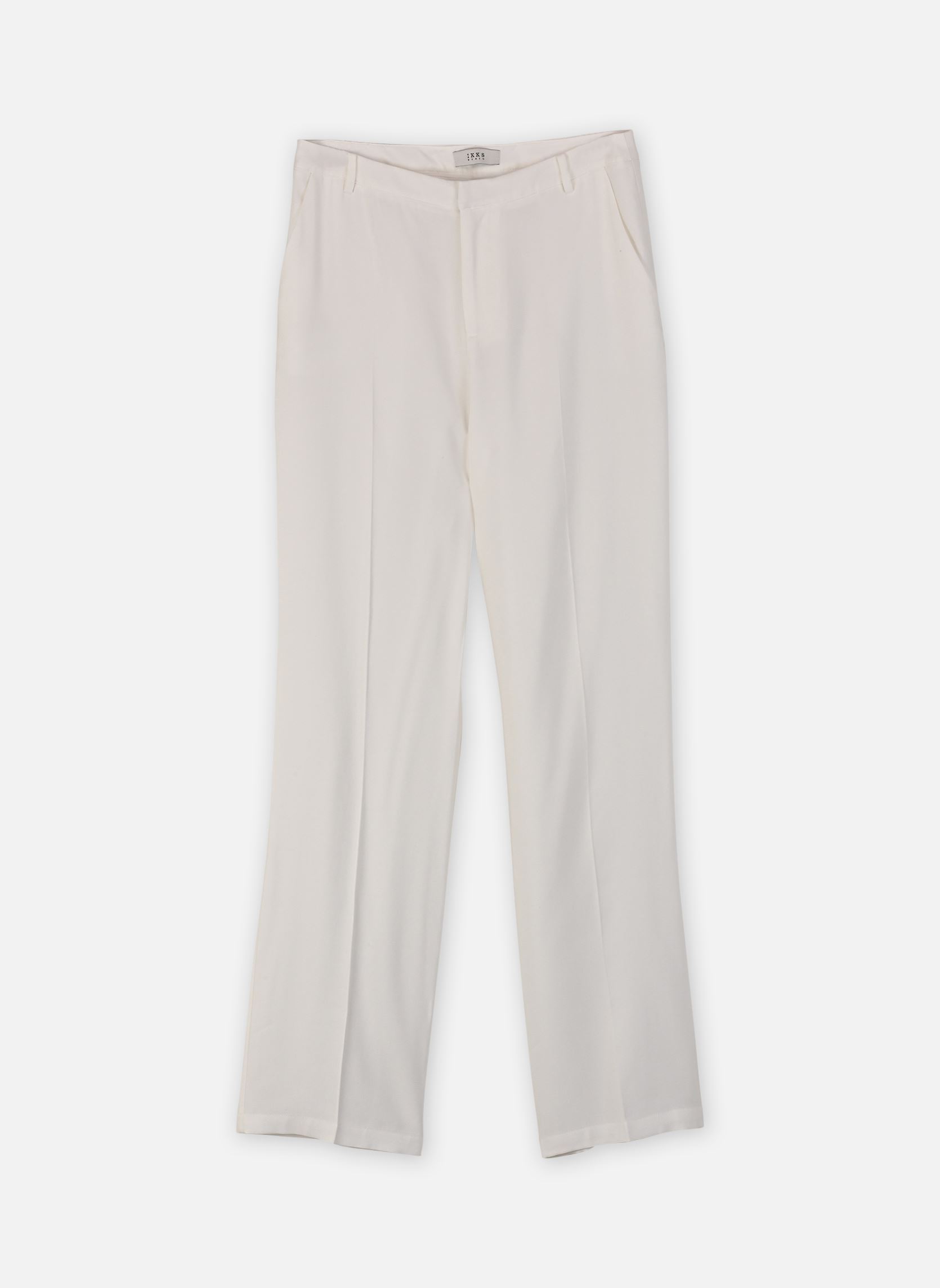 Rechte broeken B322175 dames wit IKKS Women Rechte broeken B322175 dames wit 11-ECRU