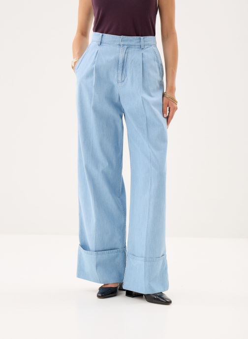 IKKS Women Pantalons larges B322225 femme bleu