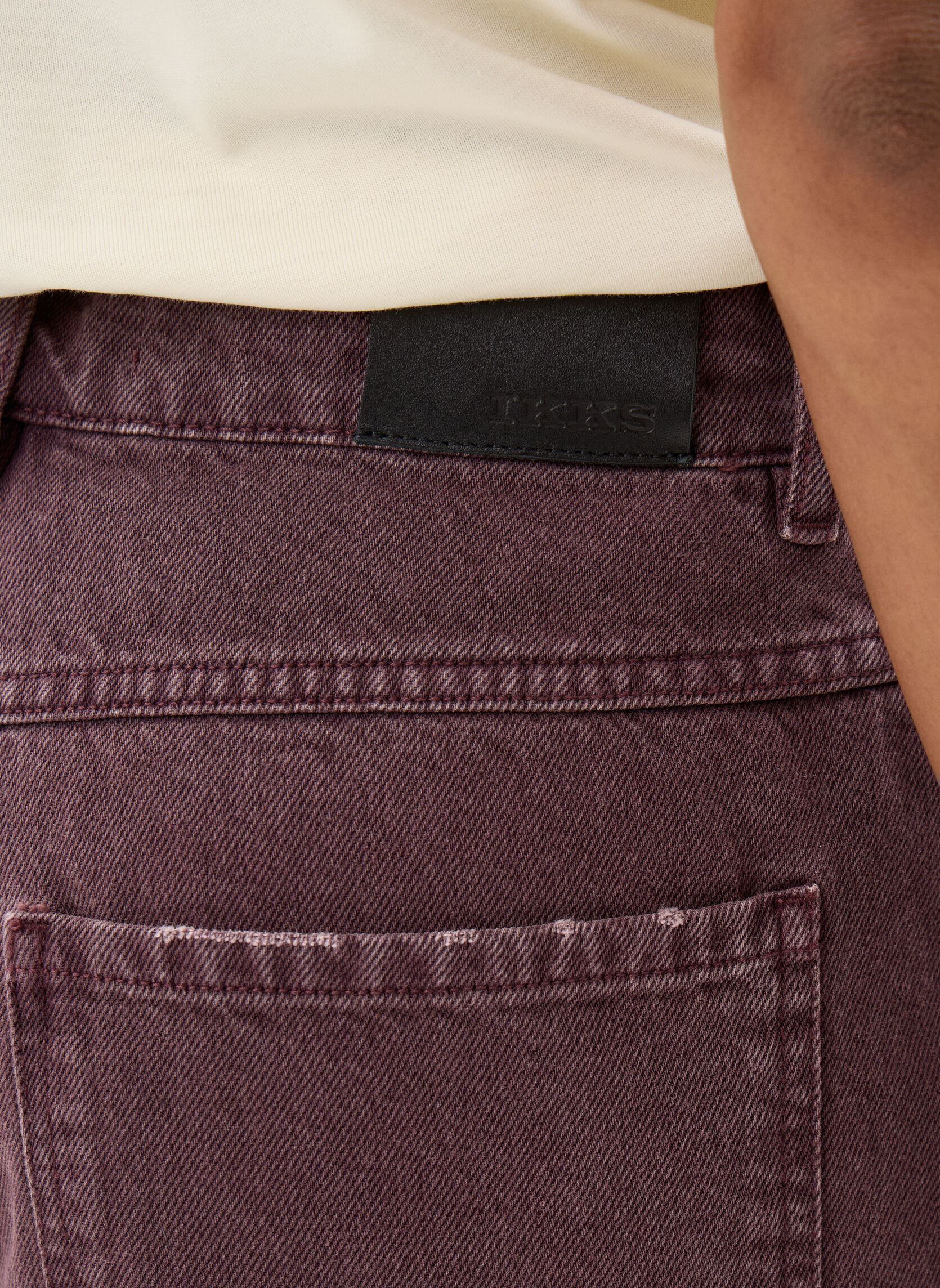 Wijde jeans / Flared Jeans B329115 dames blauw IKKS Women Wijde jeans / Flared Jeans B329115 dames blauw 84-DARK PLUM