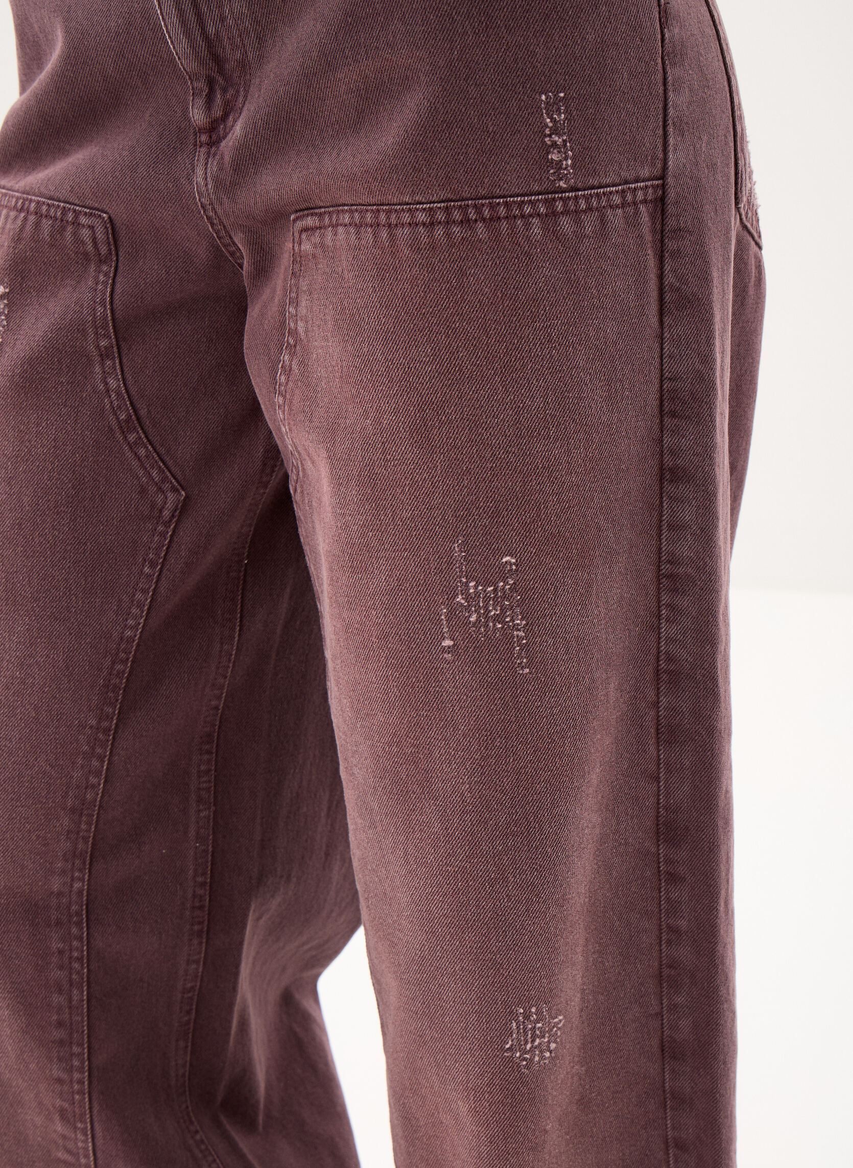 Wijde jeans / Flared Jeans B329115 dames blauw IKKS Women Wijde jeans / Flared Jeans B329115 dames blauw 84-DARK PLUM
