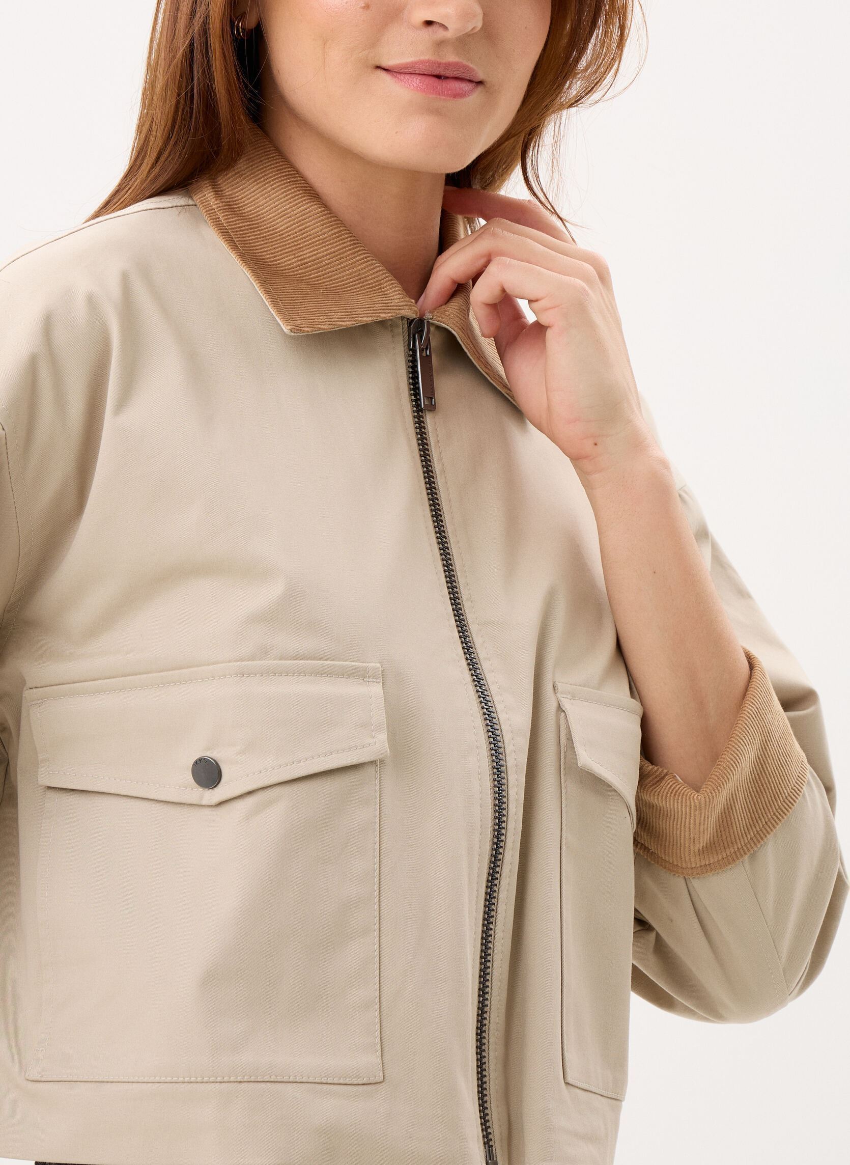 Bomberjacken B341075 damen beige IKKS Women Bomberjacken B341075 damen beige 61-BEIGE