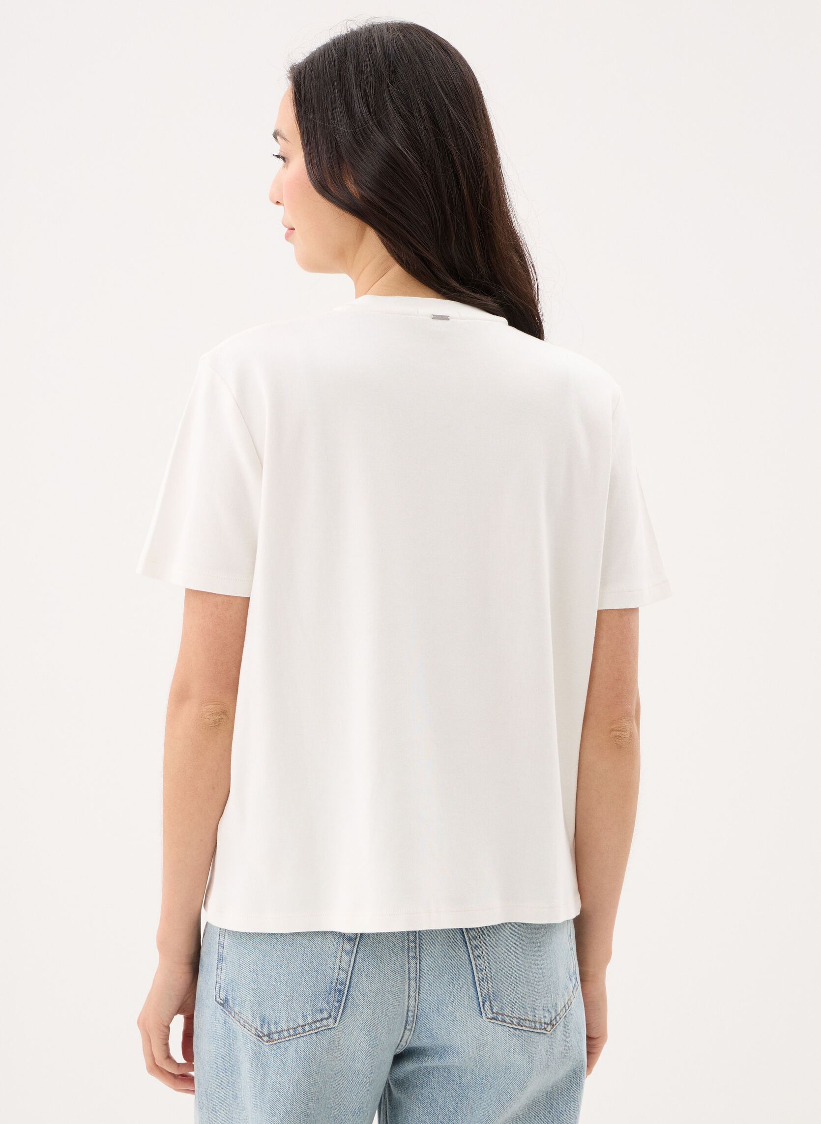 T-Shirts B310595 damen weiß IKKS Women T-Shirts B310595 damen weiß 11-ECRU