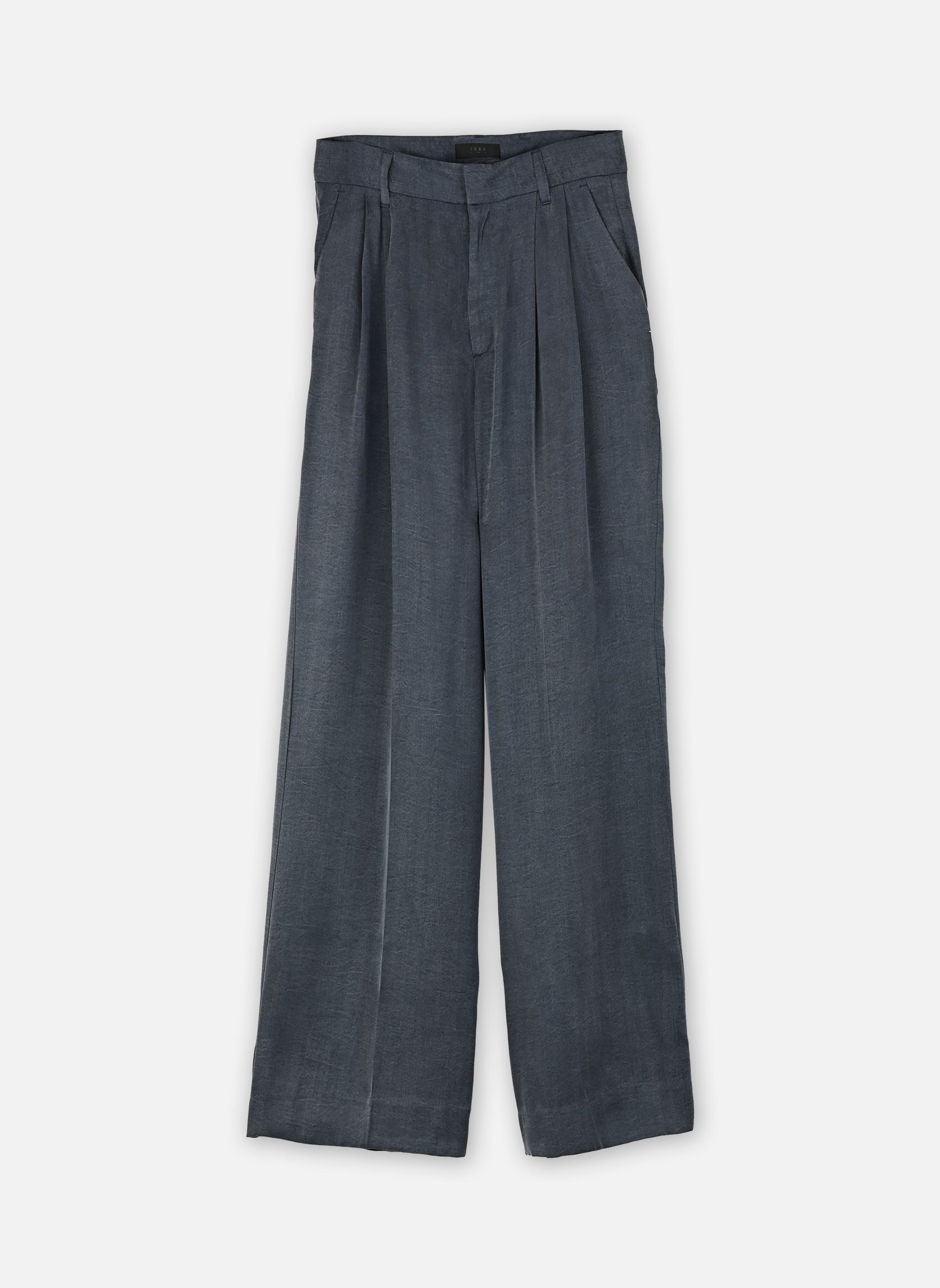 Pantalons larges B322035 femme bleu IKKS Women Pantalons larges B322035 femme bleu 49-MARINE FONCÉ