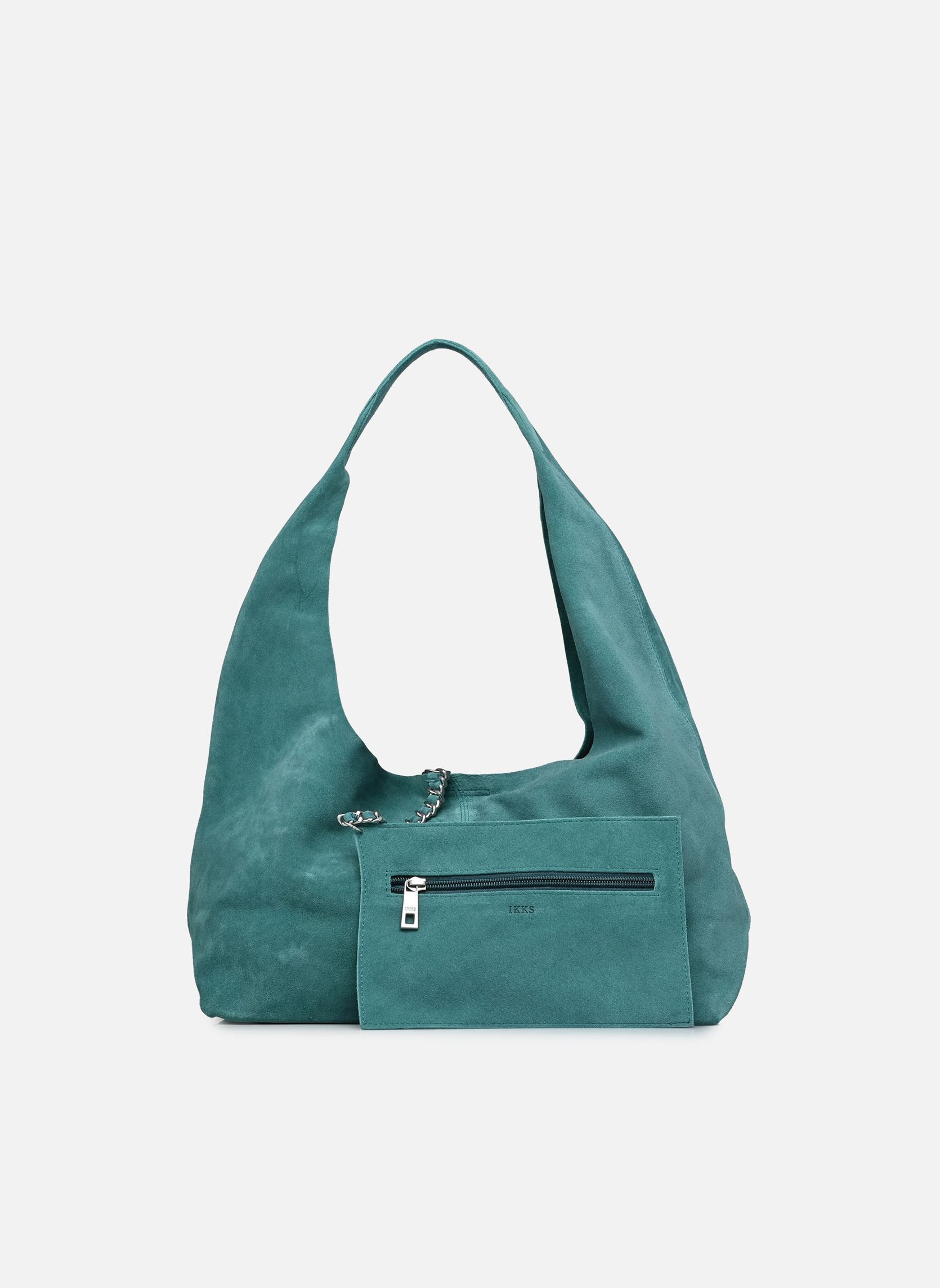 Cabas Seasonal Hobo M-B395009 femme bleu IKKS Women Cabas Seasonal Hobo M-B395009 femme bleu 55-EMERAUDE