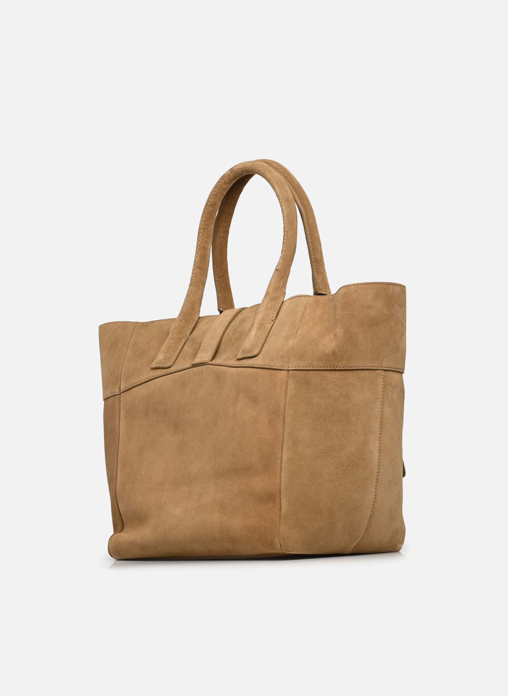 Sacs à main Seasonal Cabas-B395109 femme beige IKKS Women Sacs à main Seasonal Cabas-B395109 femme beige 63-MARRON CLAIR