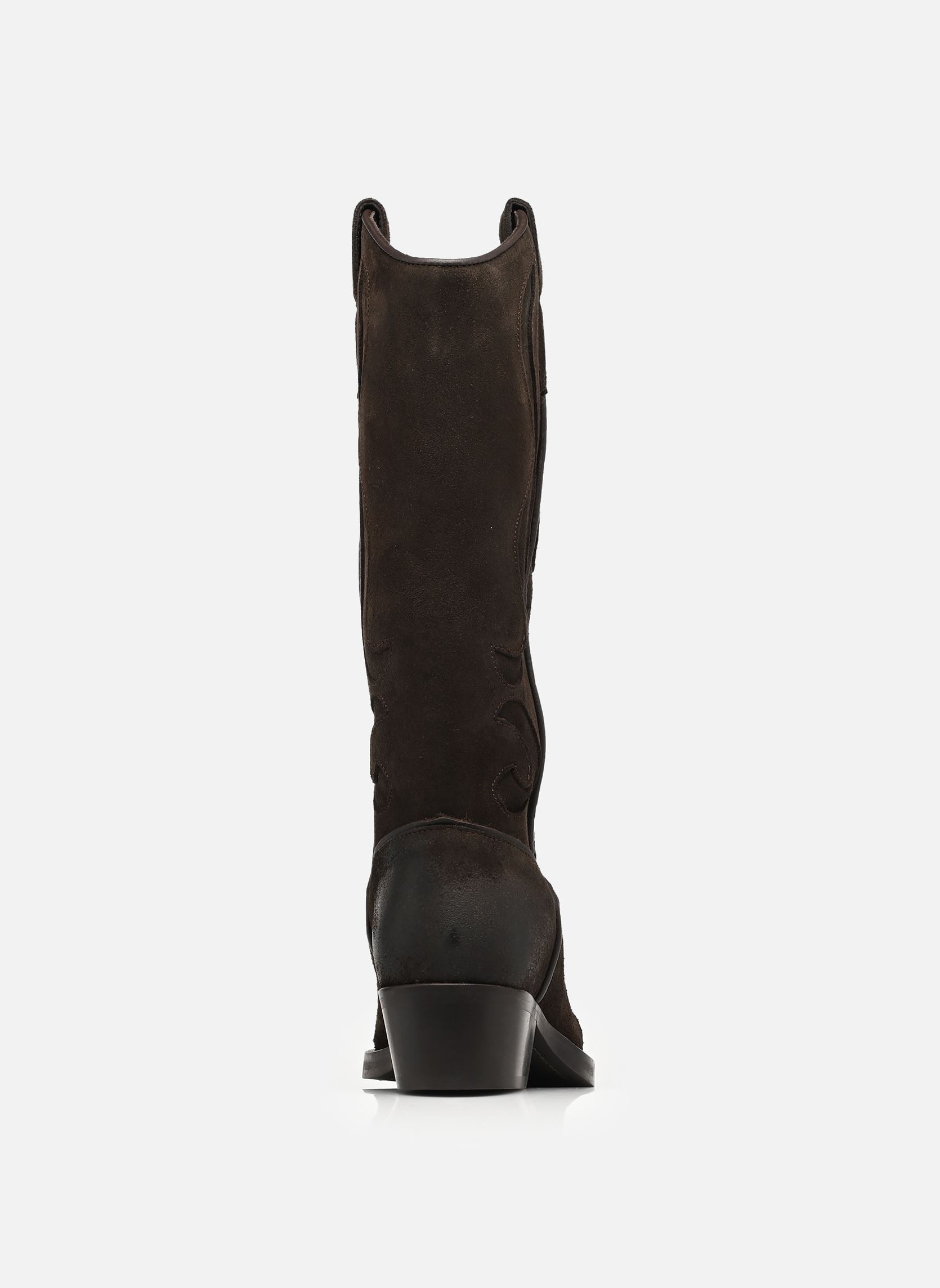 Bottines santiags B380025 femme marron IKKS Women Bottines santiags B380025 femme marron 69-CHOCOLAT