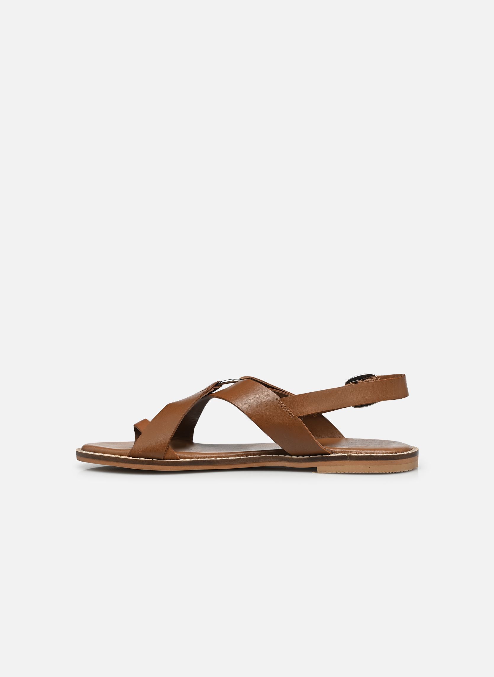 Sandales B380175 femme marron IKKS Women Sandales B380175 femme marron 62-TAN
