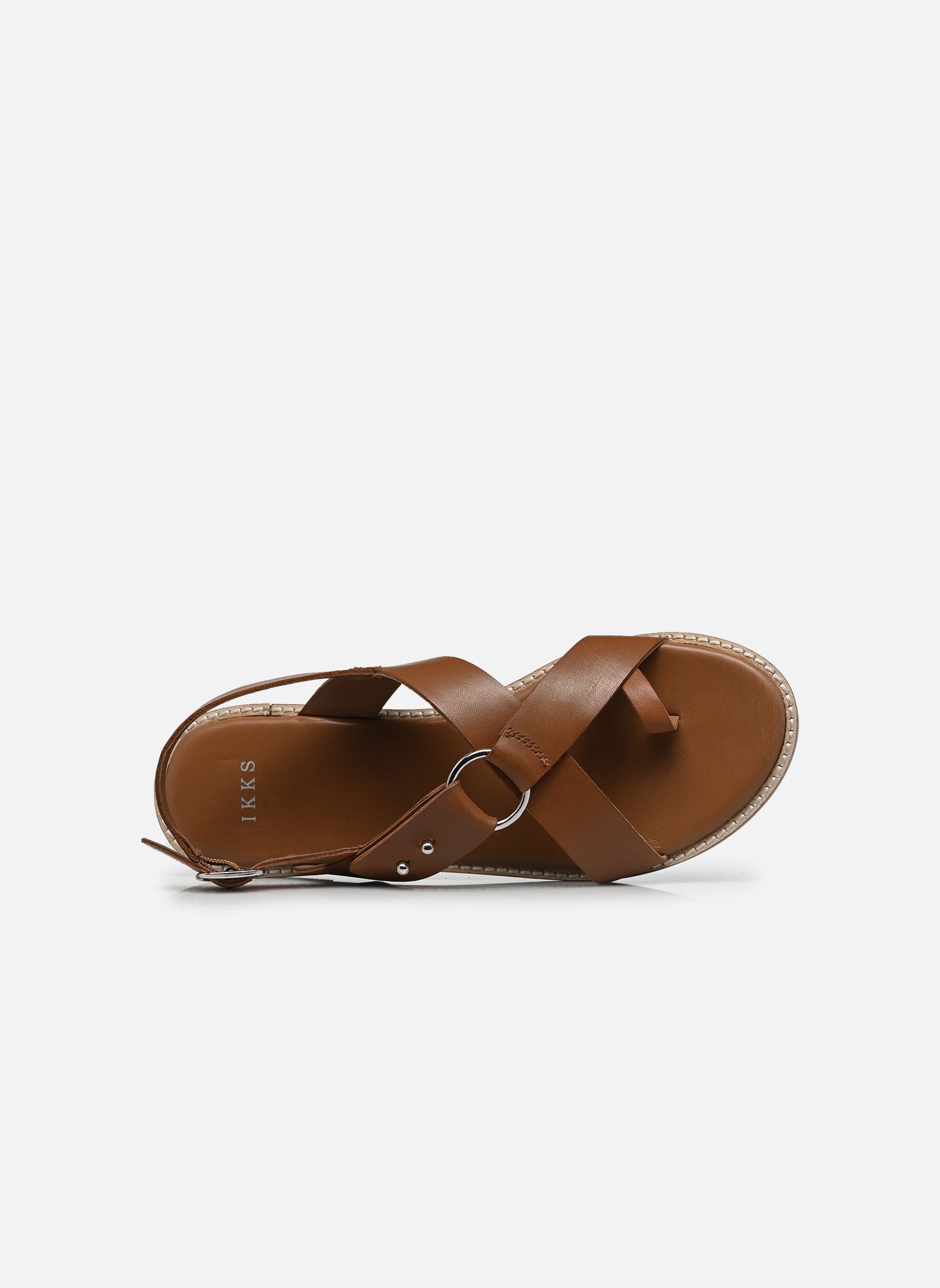 Sandales B380175 femme marron IKKS Women Sandales B380175 femme marron 62-TAN