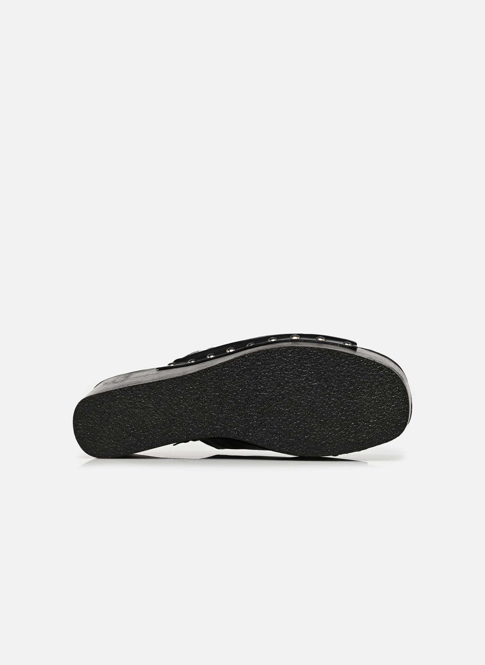 Sandales compensées et plateformes B380215 femme noir IKKS Women Sandales compensées et plateformes B380215 femme noir 02-NOIR