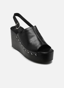 Sandales compensées et plateformes B380215 femme noir