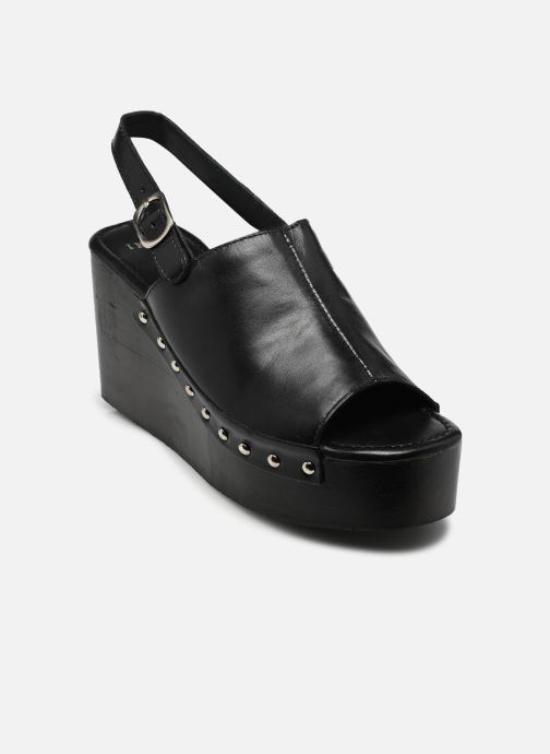 IKKS Women Keil- und Plateausandalen B380215 damen schwarz