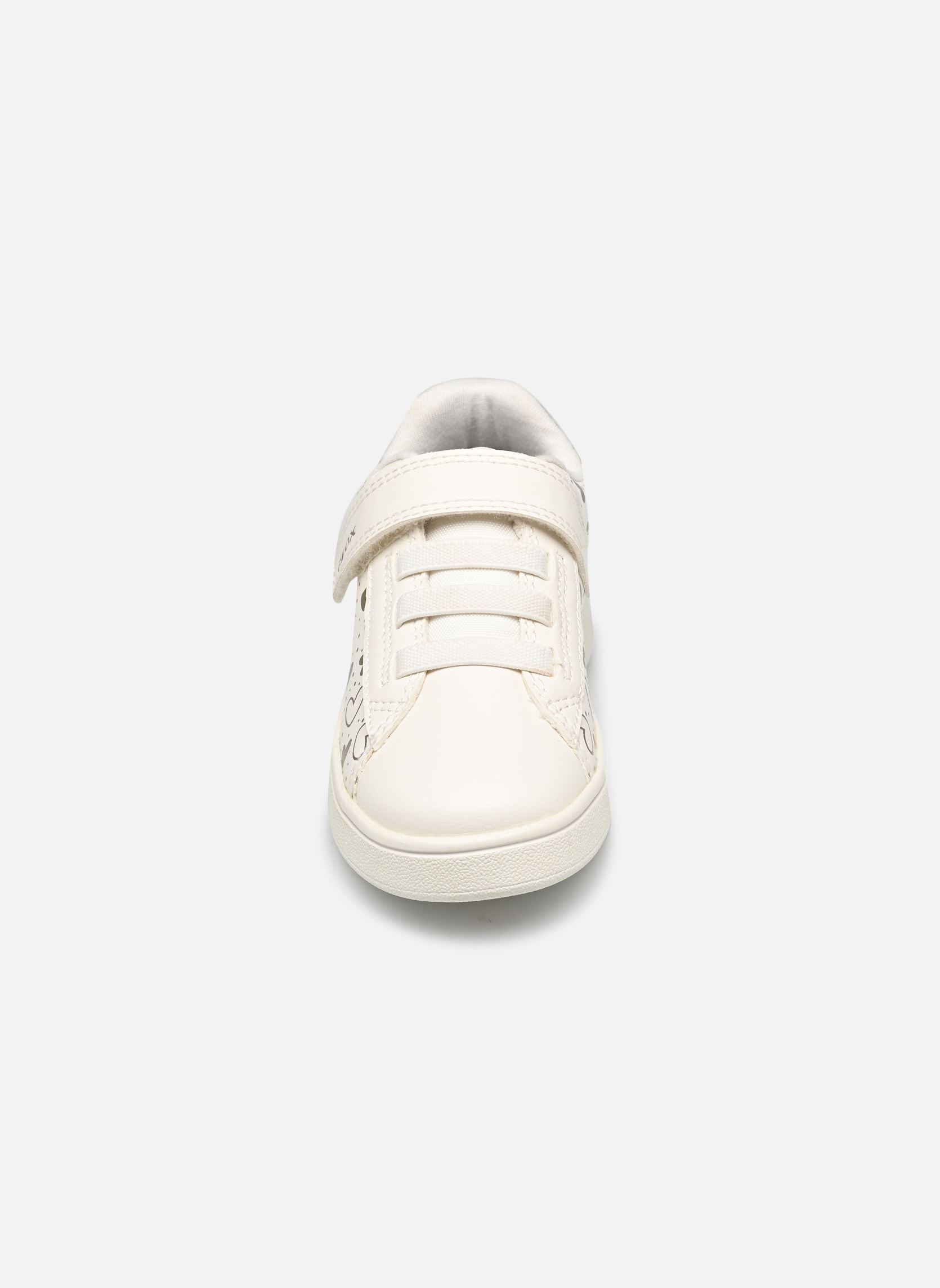 Lage sneakers B Eclyper Girl B455MA meisjes wit Geox Lage sneakers B Eclyper Girl B455MA meisjes wit White