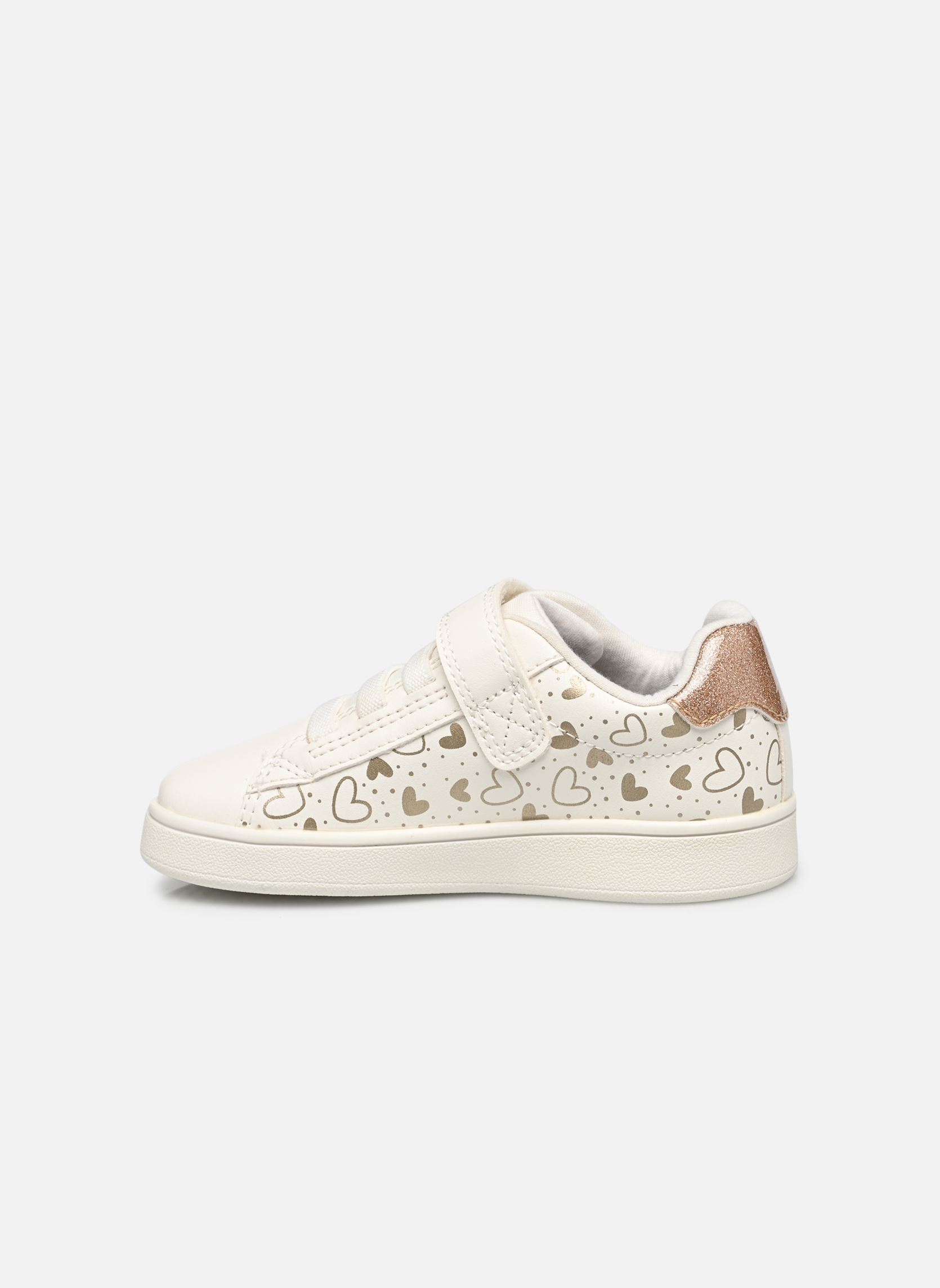 Lage sneakers B Eclyper Girl B455MA meisjes wit Geox Lage sneakers B Eclyper Girl B455MA meisjes wit White