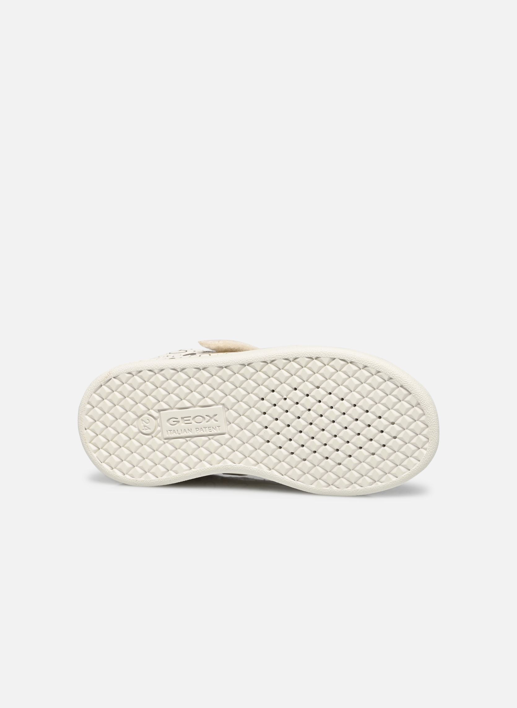 Lage sneakers B Eclyper Girl B455MA meisjes wit Geox Lage sneakers B Eclyper Girl B455MA meisjes wit White