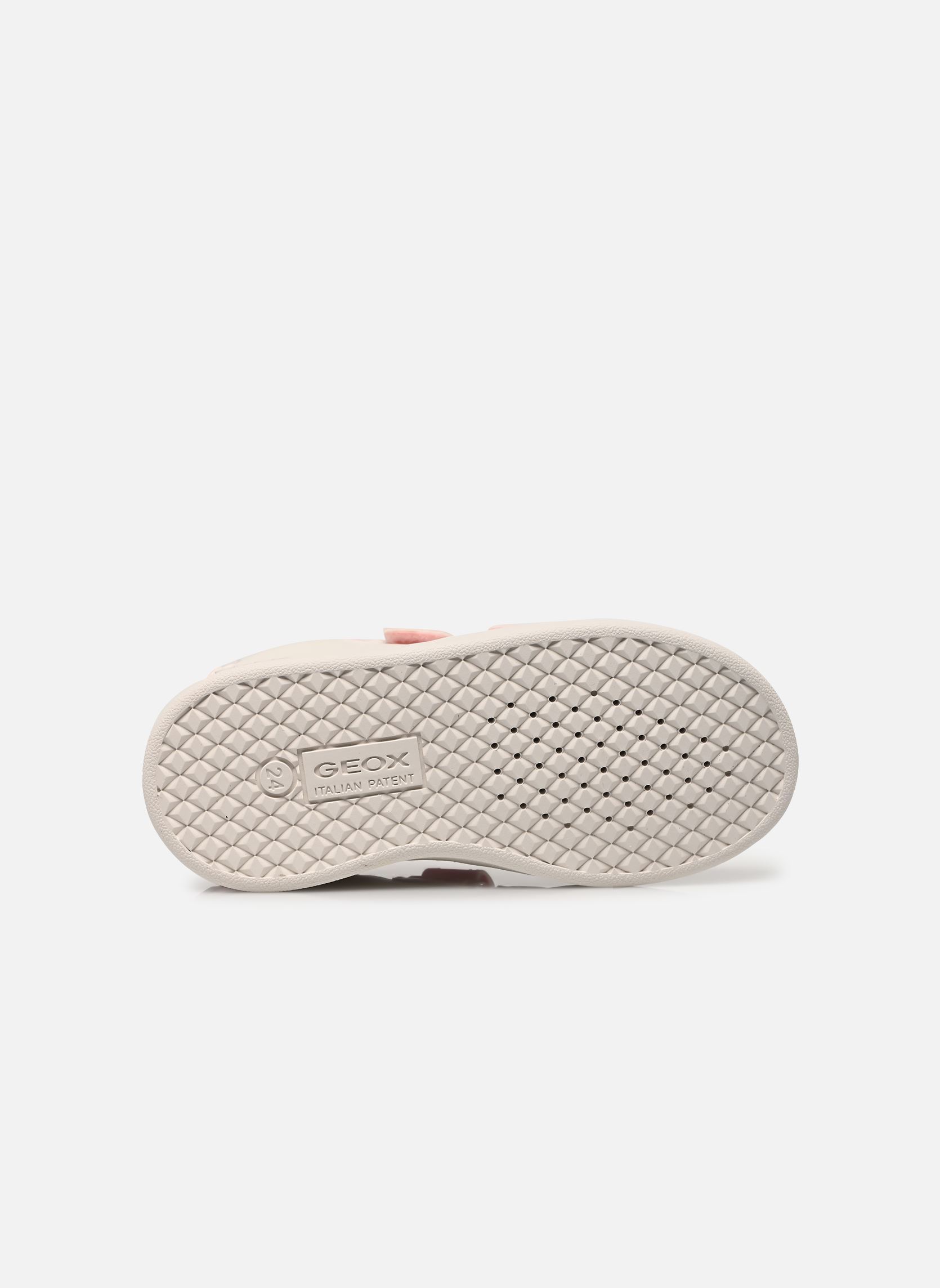 Niedrige Sneaker B Eclyper Girl B555MA mädchen silber Geox Niedrige Sneaker B Eclyper Girl B555MA mädchen silber WHITE 3