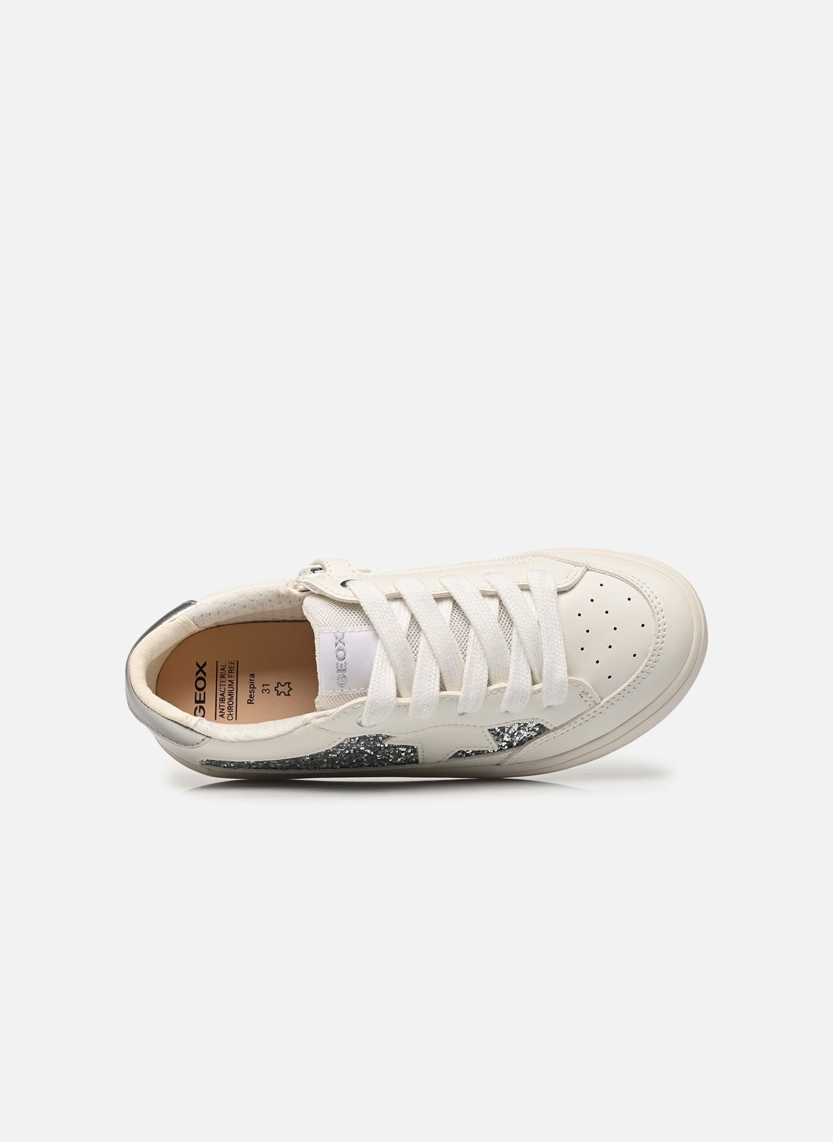 Baskets basses J Gisli Girl J654NB fille argent Geox Baskets basses J Gisli Girl J654NB fille argent White