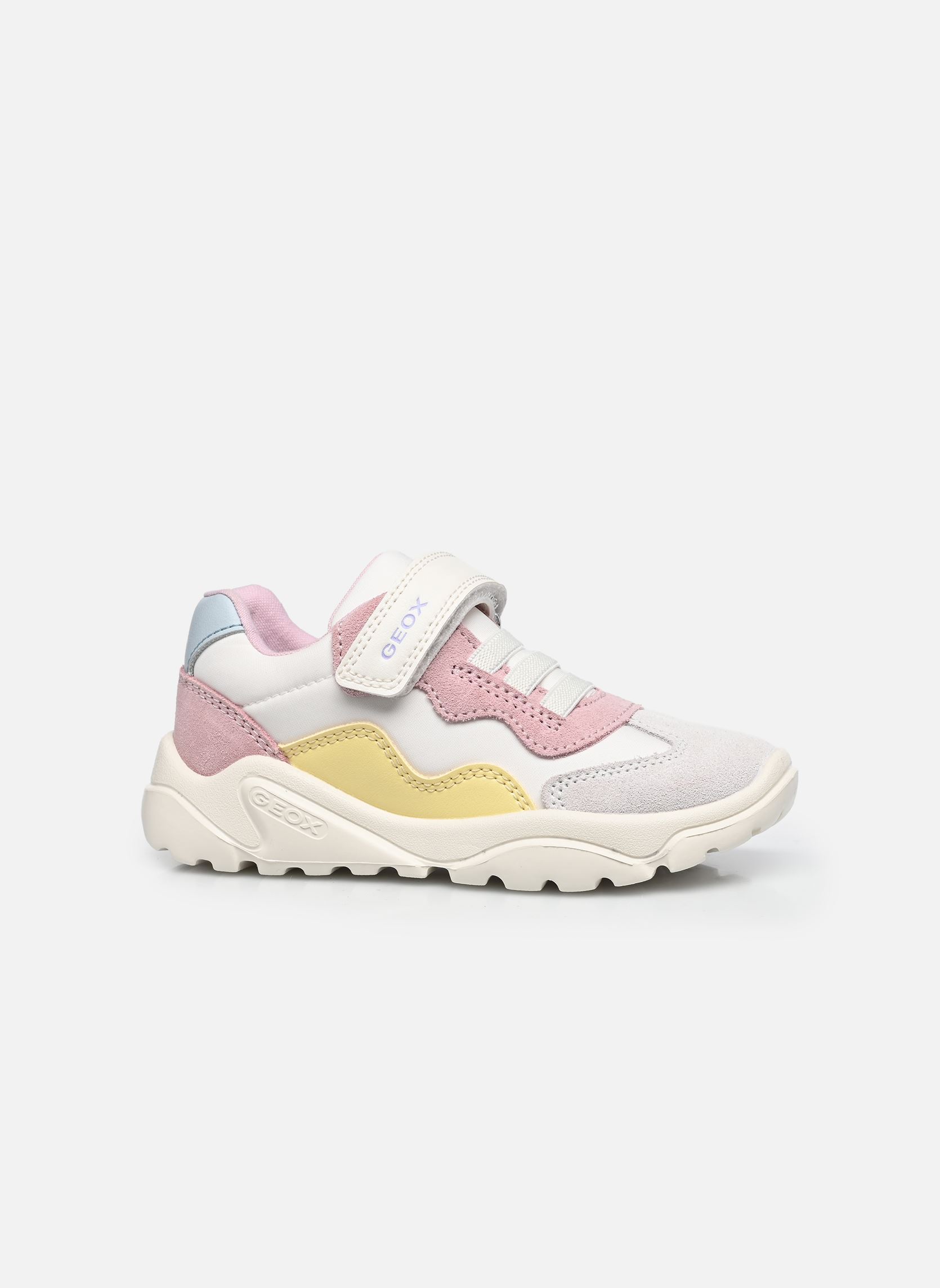 Baskets hautes B Ciufciuf Girl B455QB fille multicolore Geox Baskets hautes B Ciufciuf Girl B455QB fille multicolore White