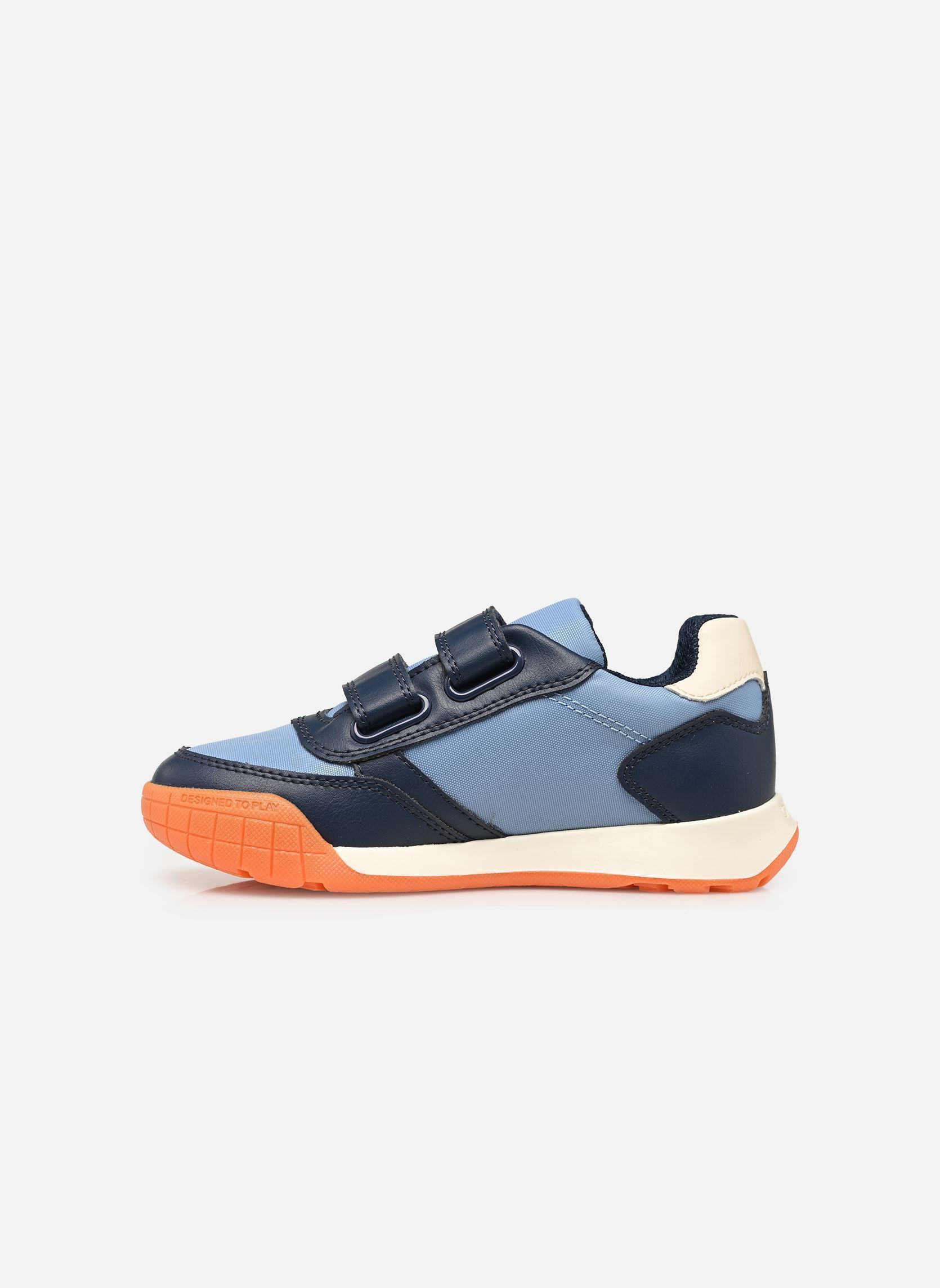 Baskets J Rann-E Boy J65NEA garçon bleu Geox Baskets J Rann-E Boy J65NEA garçon bleu Avio/Orange