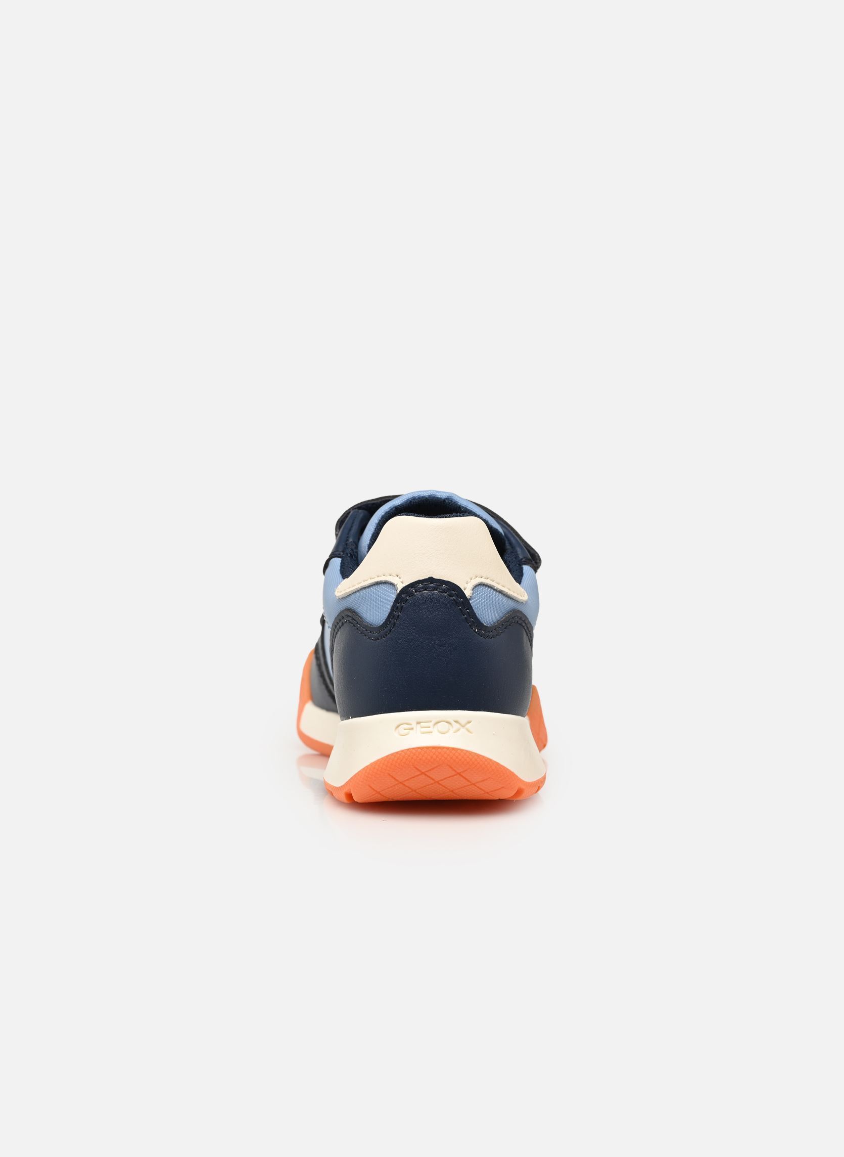 Baskets J Rann-E Boy J65NEA garçon bleu Geox Baskets J Rann-E Boy J65NEA garçon bleu Avio/Orange