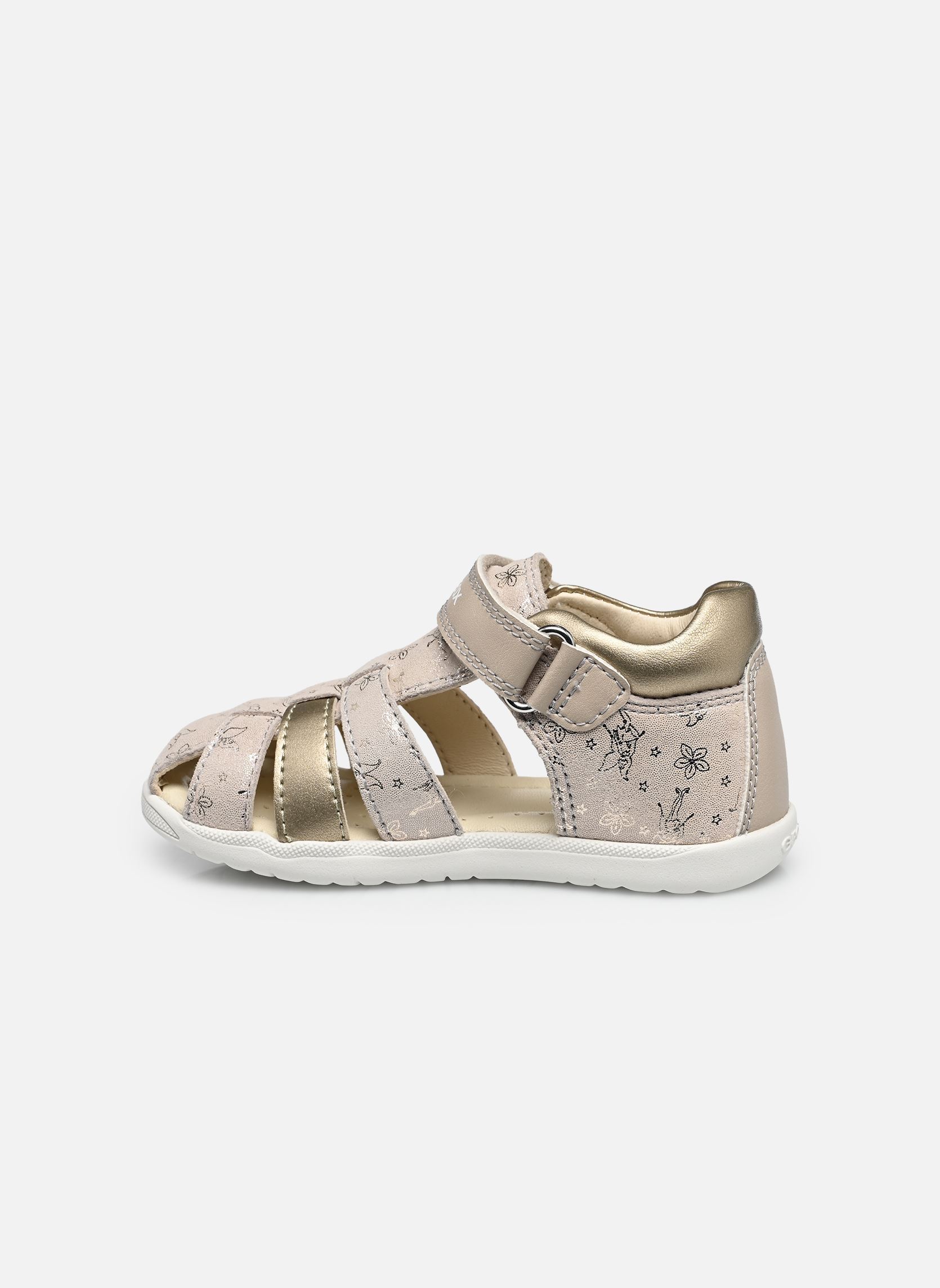 Sandalen B SANDAL MACCHIA GIRL mädchen beige Geox Sandalen B SANDAL MACCHIA GIRL mädchen beige Beige