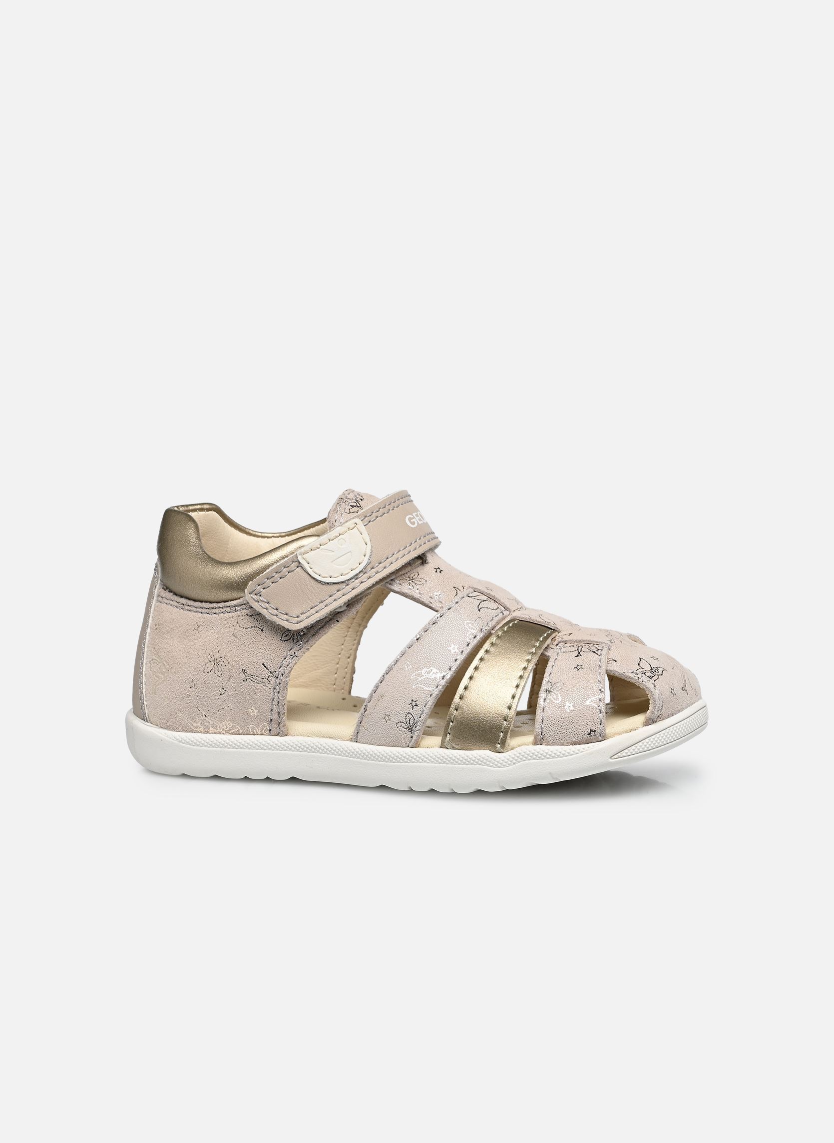 Sandalen B SANDAL MACCHIA GIRL mädchen beige Geox Sandalen B SANDAL MACCHIA GIRL mädchen beige Beige