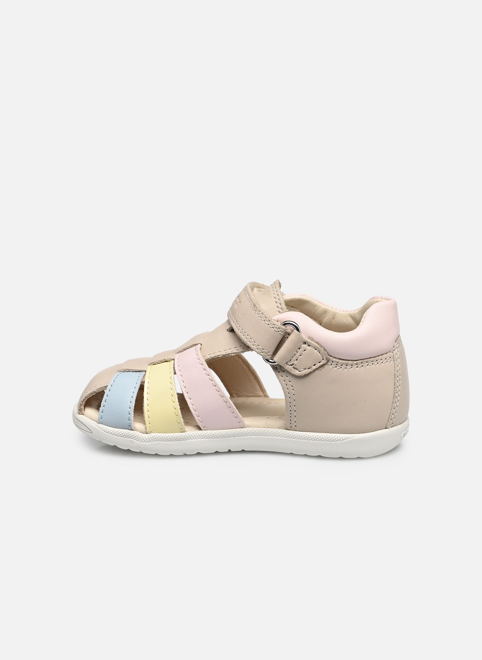 Sandales B SANDAL MACCHIA GIRL fille beige Geox Sandales B SANDAL MACCHIA GIRL fille beige Ivory