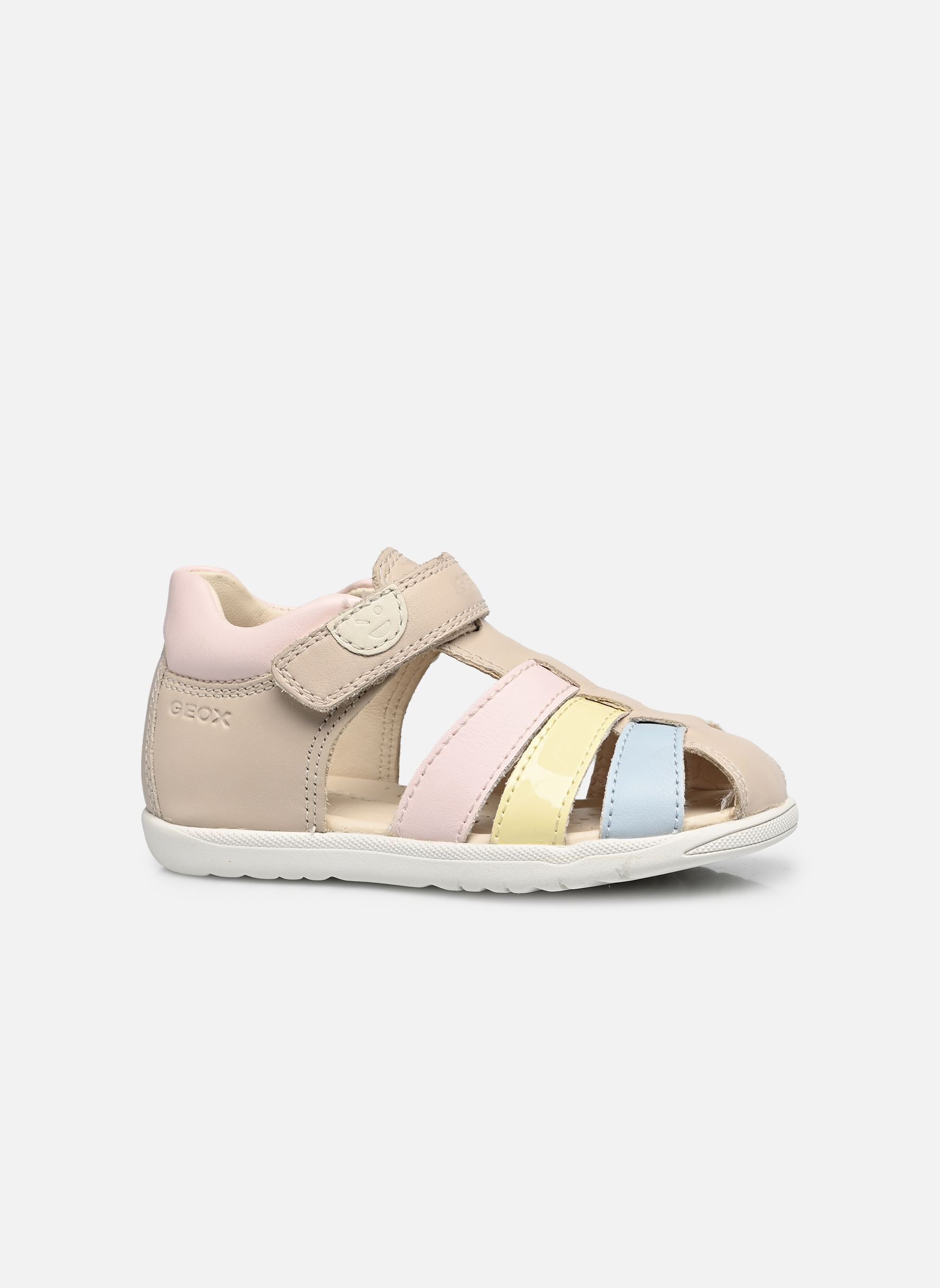 Sandales B SANDAL MACCHIA GIRL fille beige Geox Sandales B SANDAL MACCHIA GIRL fille beige Ivory