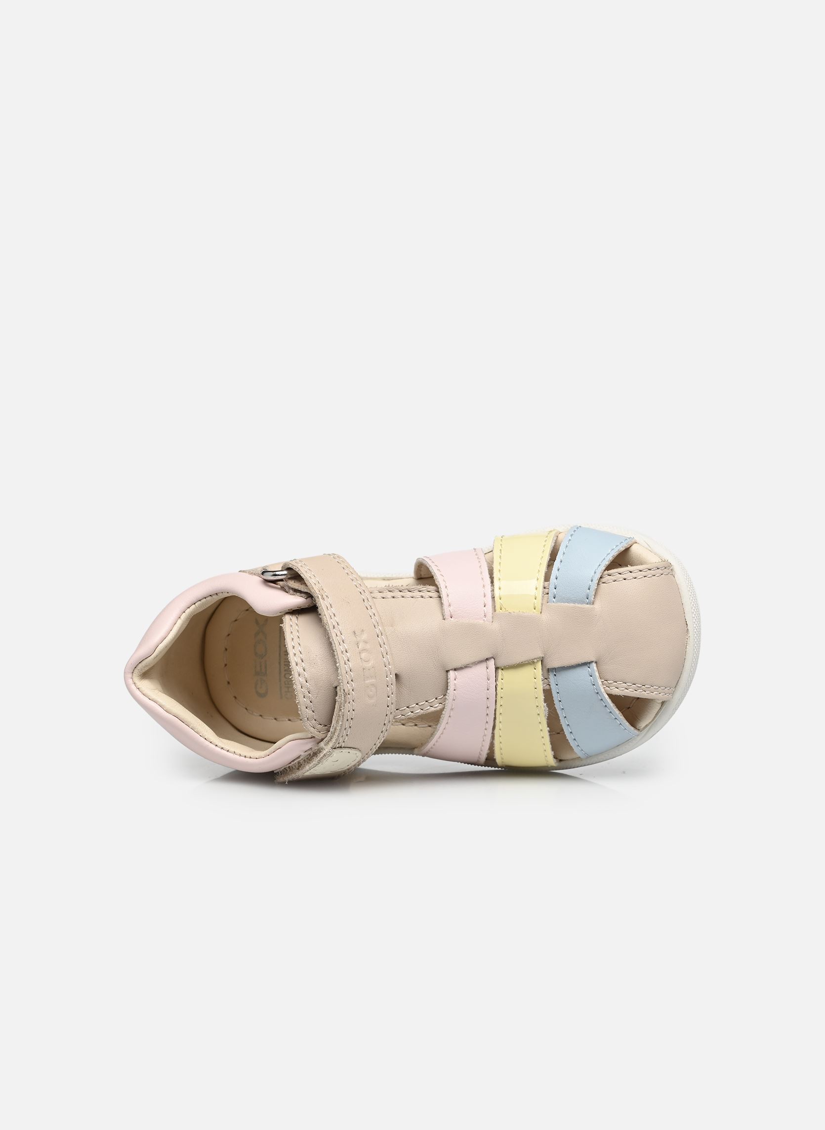Sandales B SANDAL MACCHIA GIRL fille beige Geox Sandales B SANDAL MACCHIA GIRL fille beige Ivory