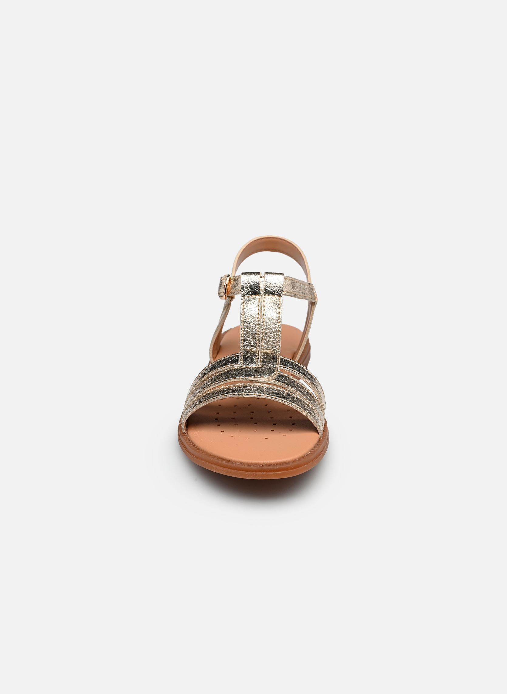 Sandales J Sandal Karly Girl J6535B fille or et bronze Geox Sandales J Sandal Karly Girl J6535B fille or et bronze Platinum
