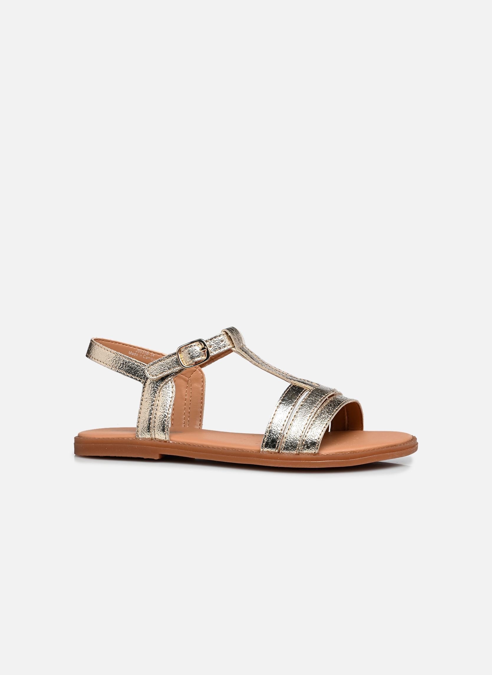 Sandales J Sandal Karly Girl J6535B fille or et bronze Geox Sandales J Sandal Karly Girl J6535B fille or et bronze Platinum